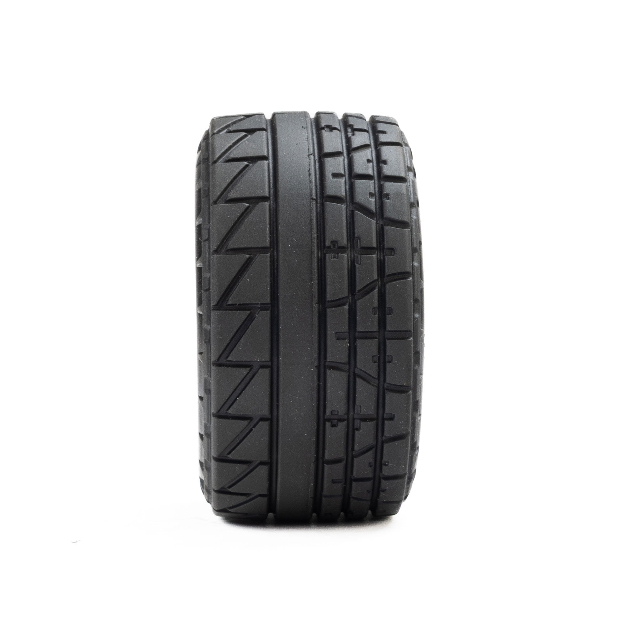 Menace Front/Rear Street Tires Mounted 12mm Black Split Six-4