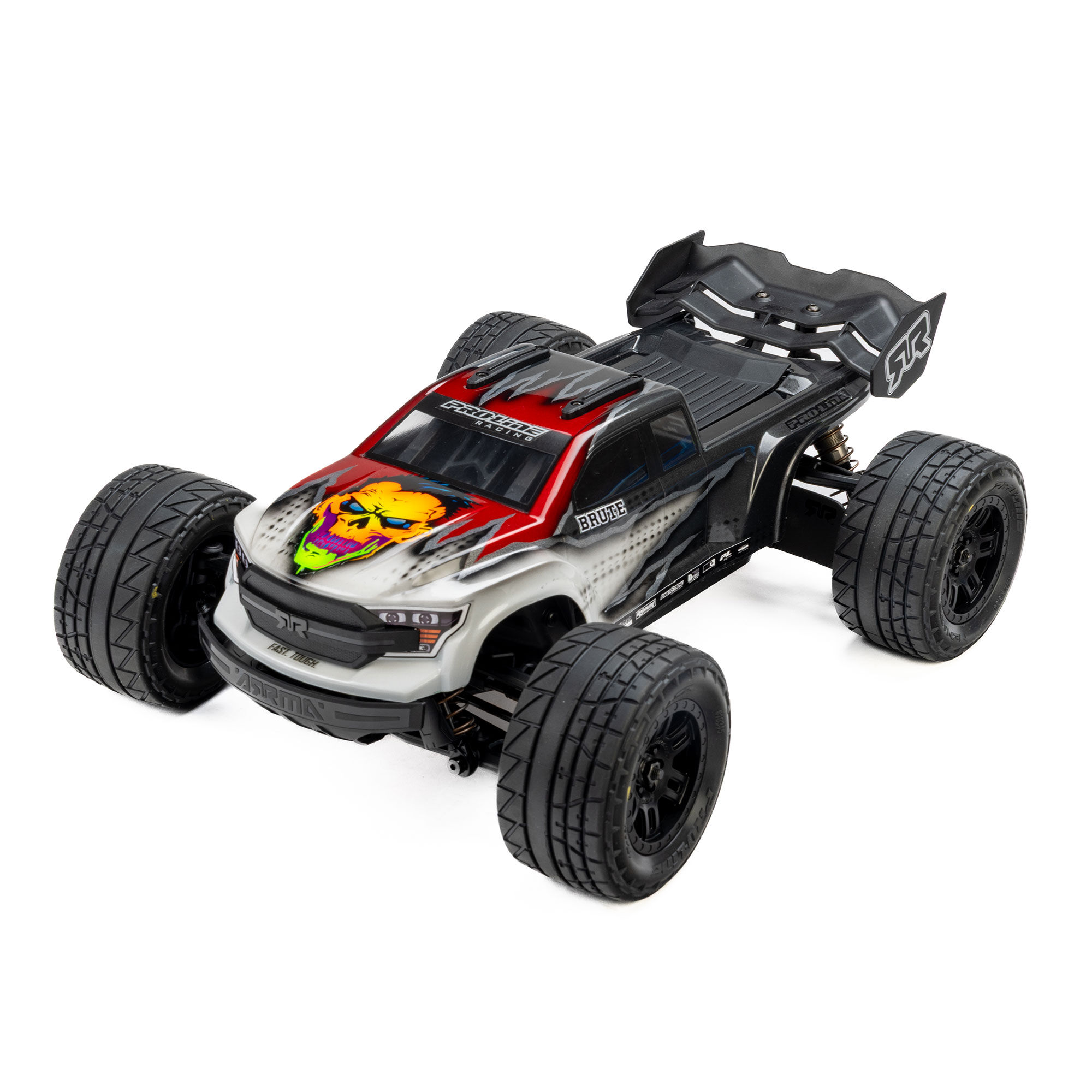 Menace Front/Rear Street Tires Mounted 12mm Black Split Six-6