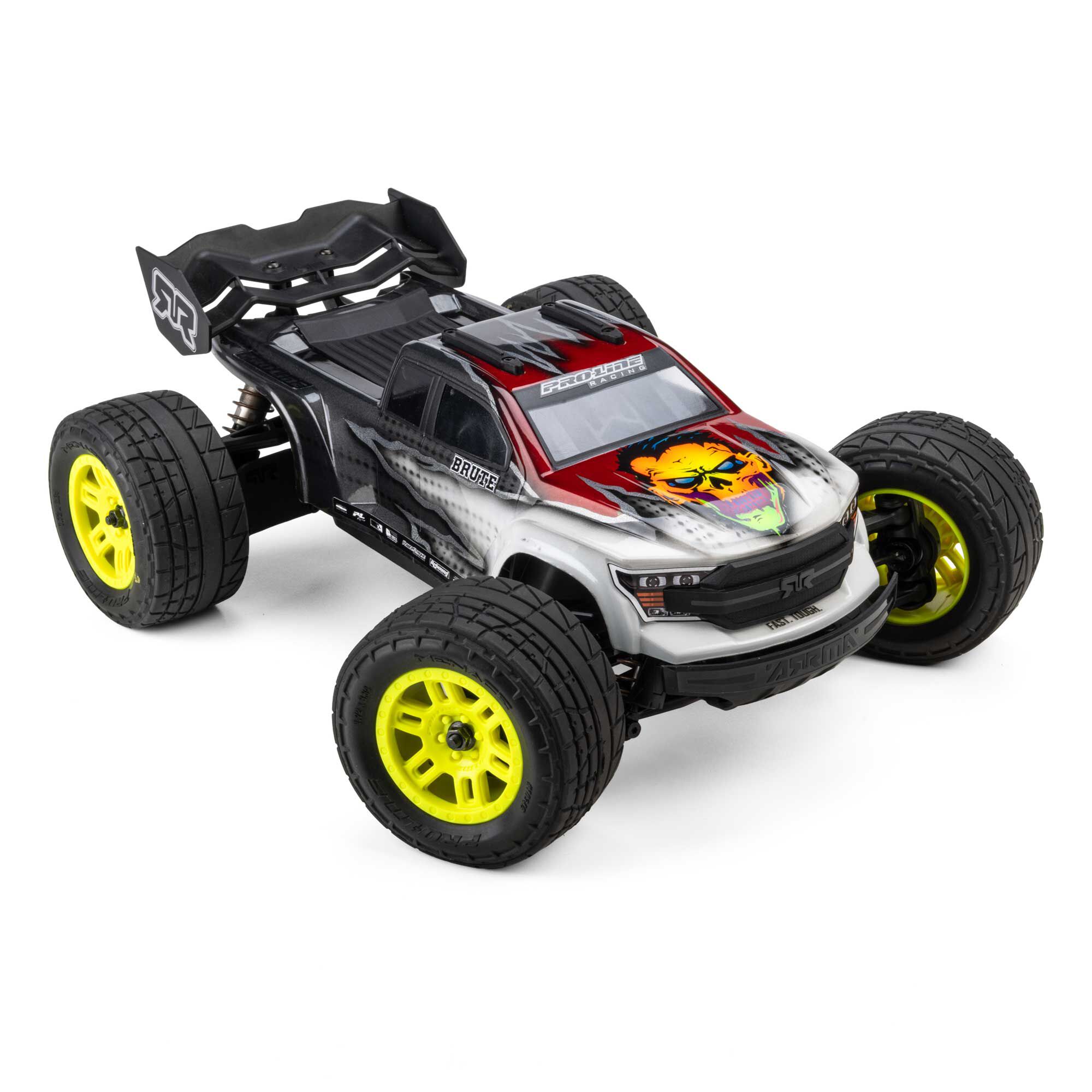 1/16 Menace Front/Rear Street Tires Mounted 12mm Yellow Spli-5