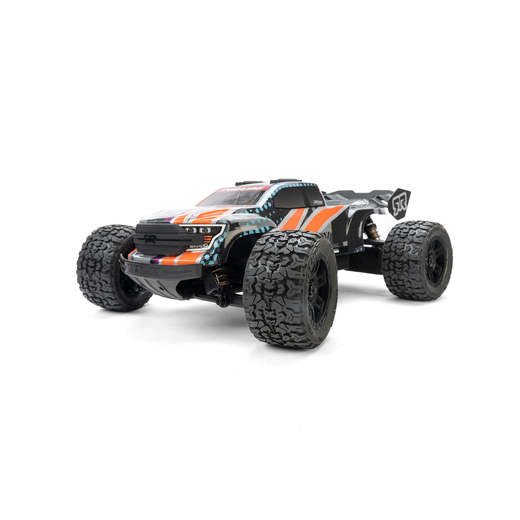 Jaeger Front/Rear MT Tires MTD 12mm Black Split Six (2): ARR-12