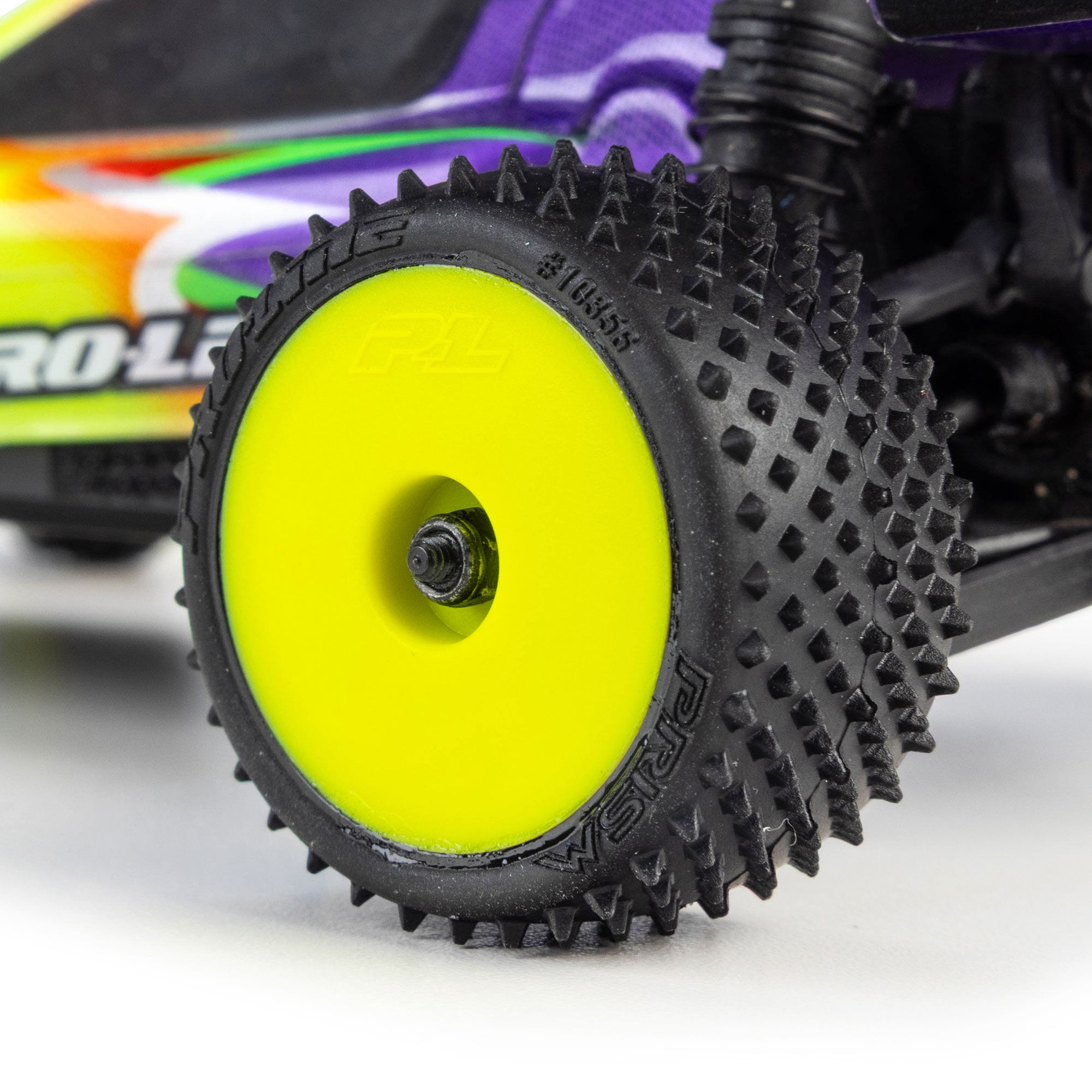 1/24 Wedge Front and Prism Rear Carpet Tires Mounted 7mm, Ye-5