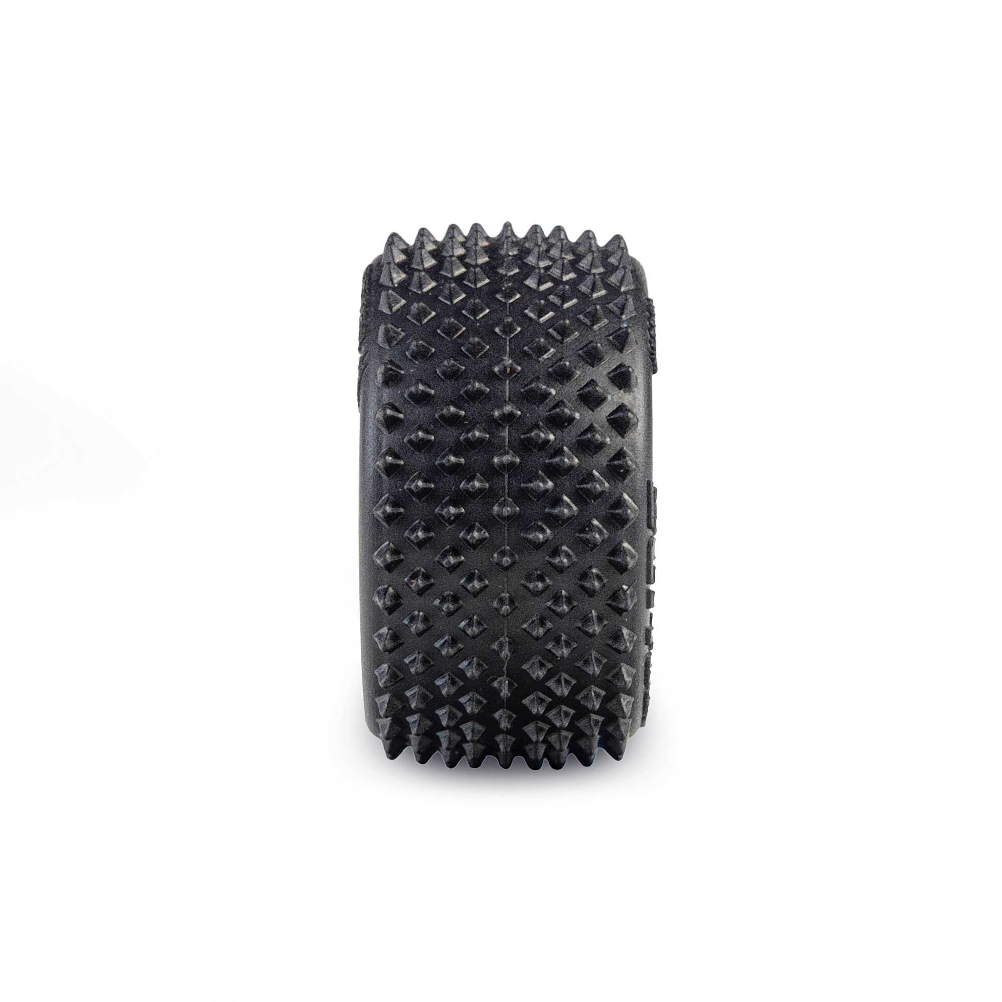 1/28 Prism Front/Rear Carpet Tires Mounted 7mm, Yellow (4):-4