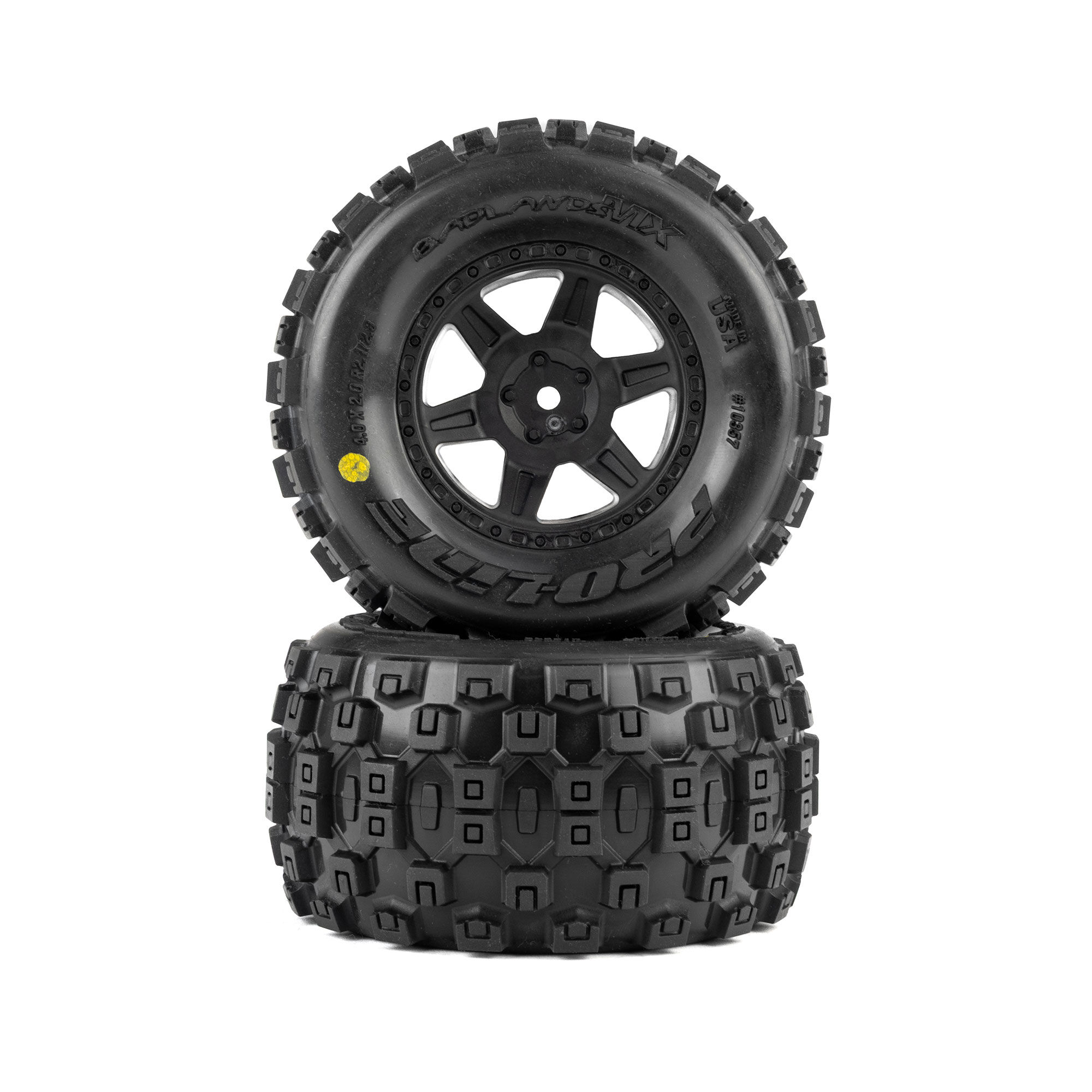 1/16 Badlands MX MTD Desperado 2.0 12mm Tires (2): Mini Maxx-11