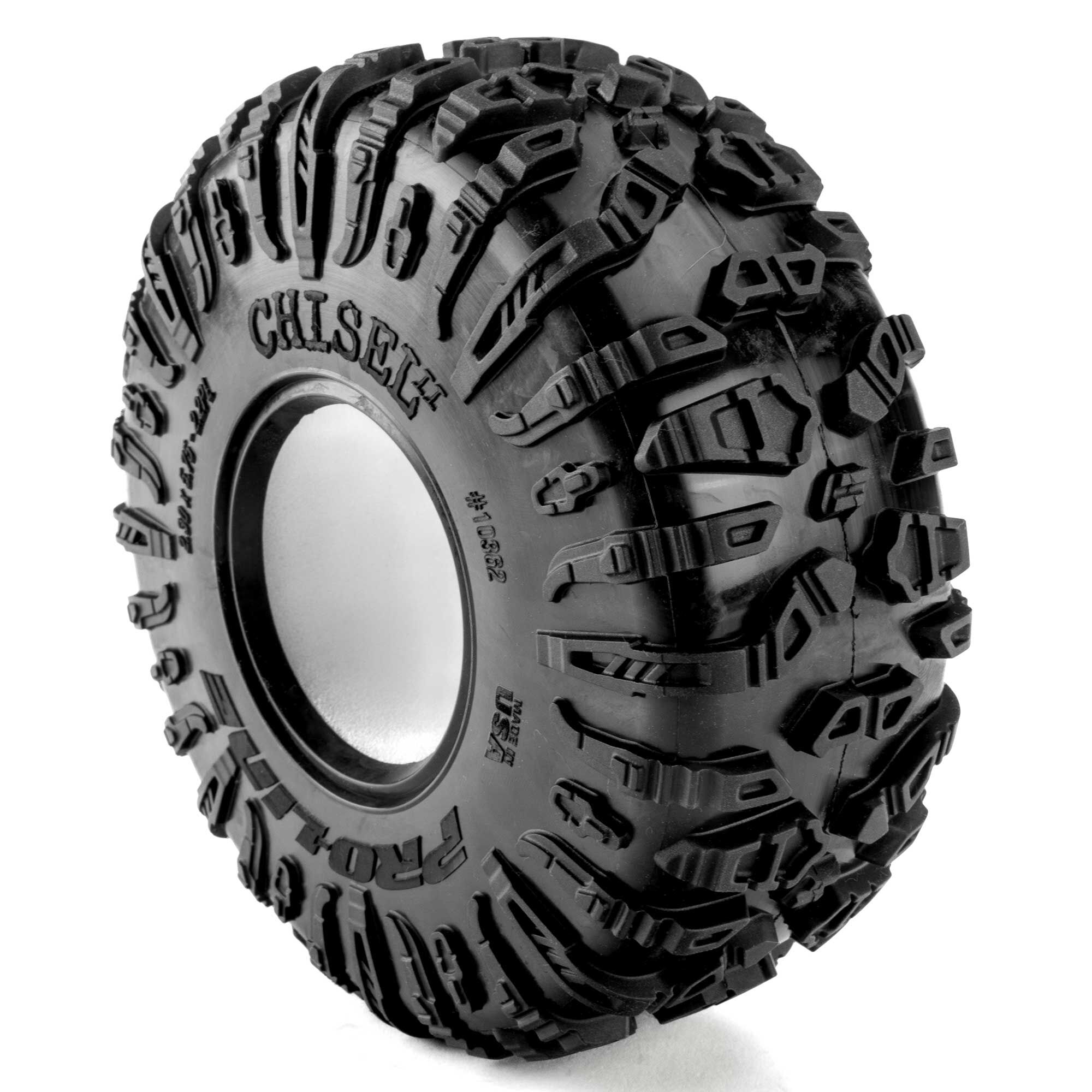 1/10 Chisel II Tire G8 Front/Rear 2.2" Crawler Tire (2)-4