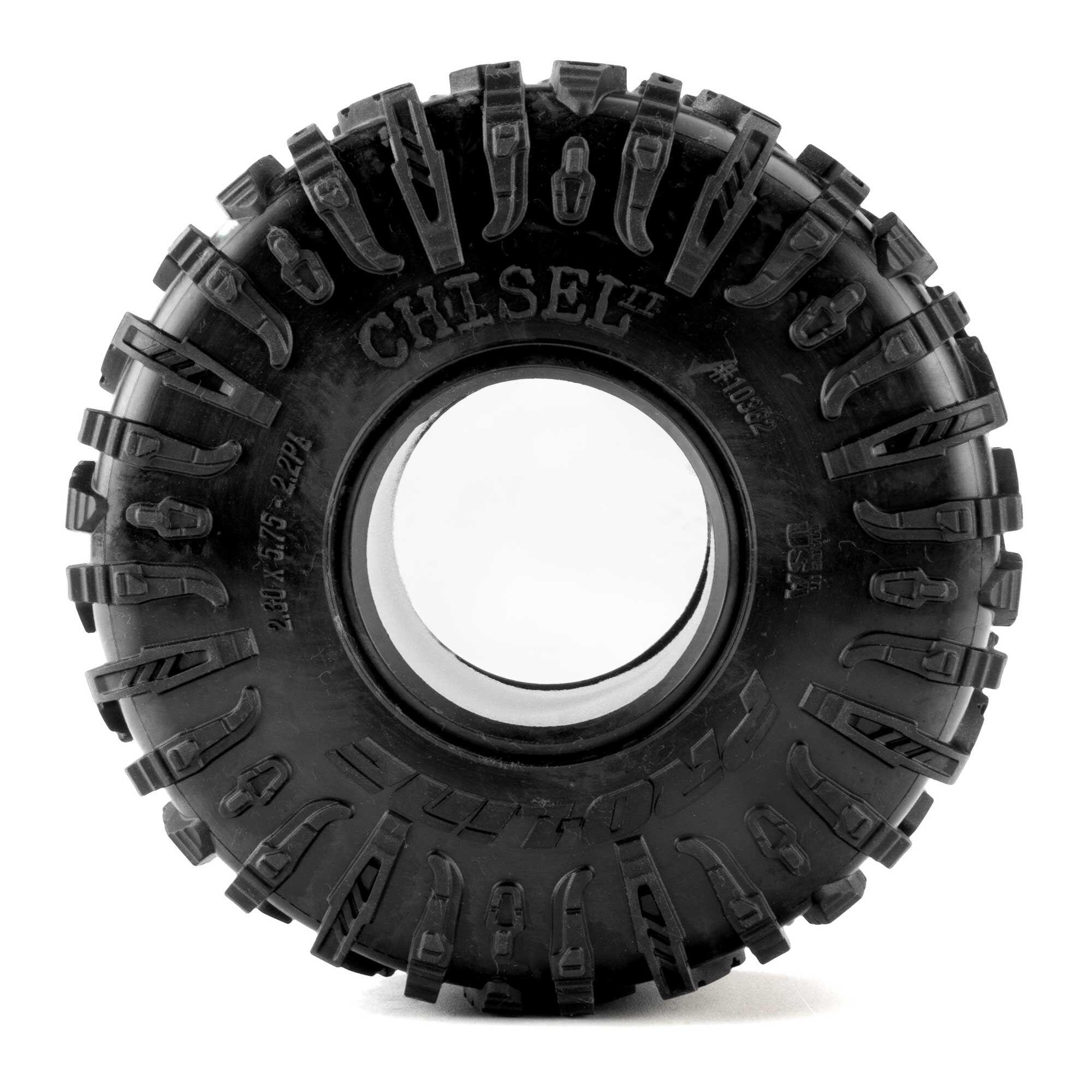 1/10 Chisel II Tire G8 Front/Rear 2.2" Crawler Tire (2)-6