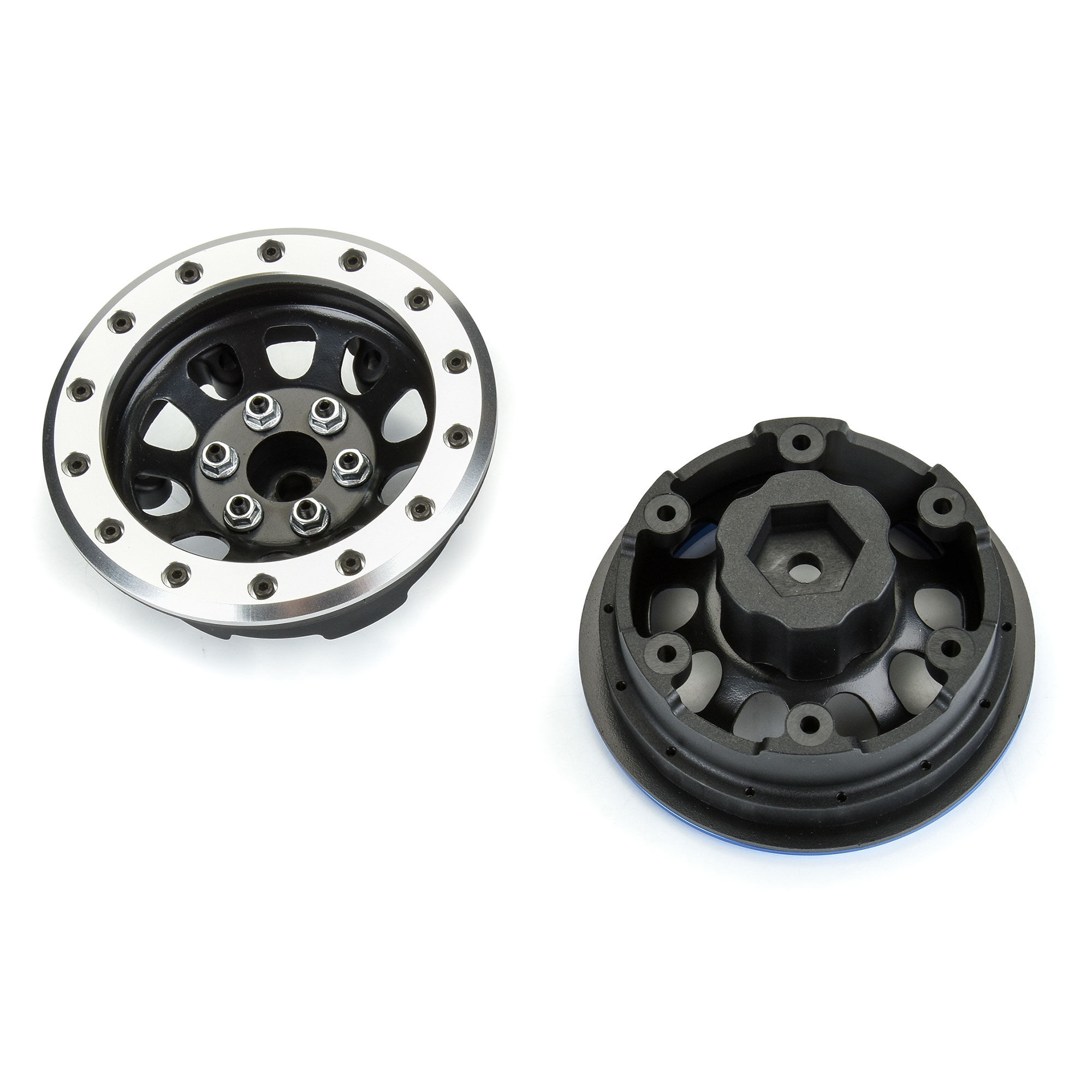 Steelies Silver/Black 2.9" Stamped Steel Dual Offset (+2/+10-3
