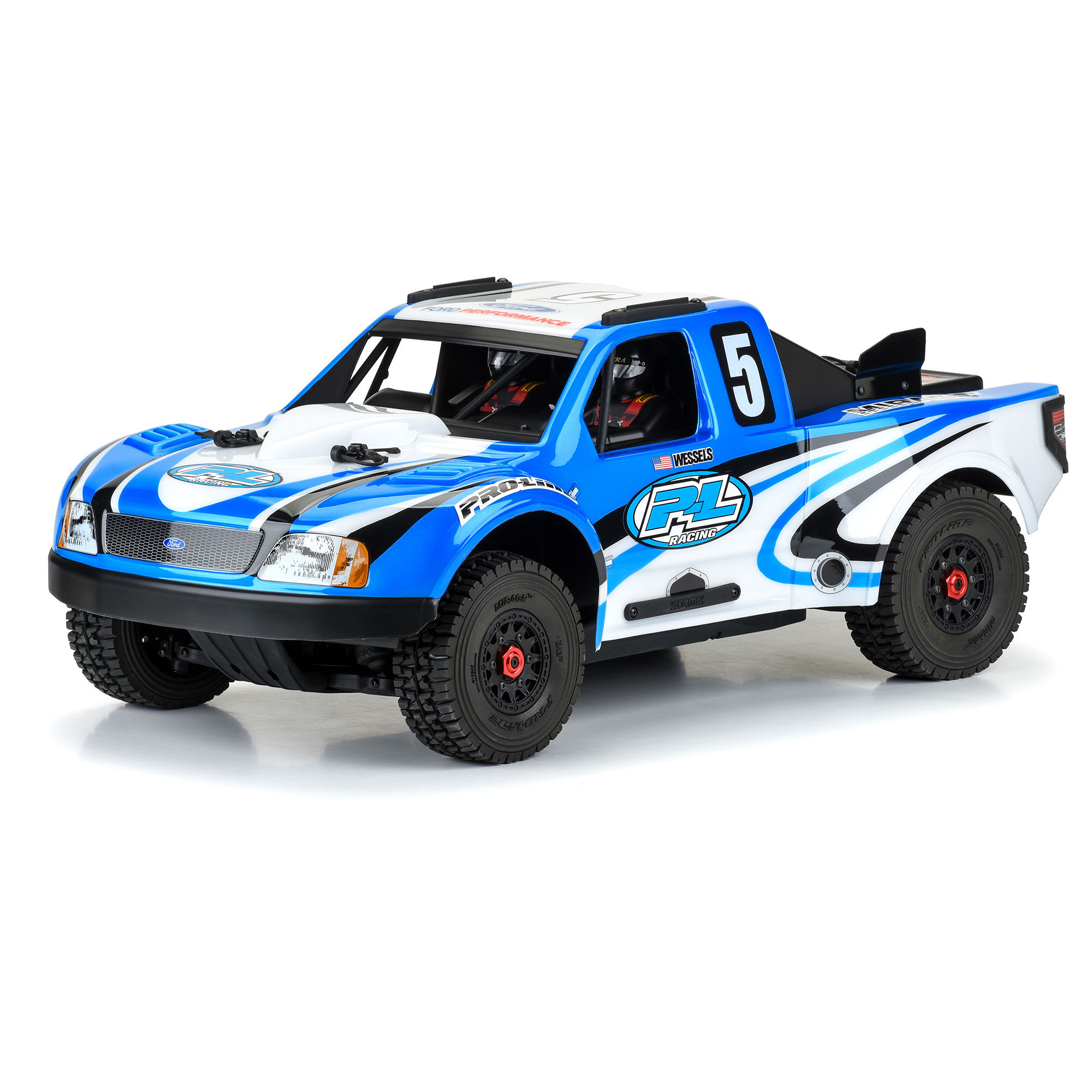 Pre-Cut 1997 Ford F-150 Trophy Truck Clear Body for ARRMA Mo-3