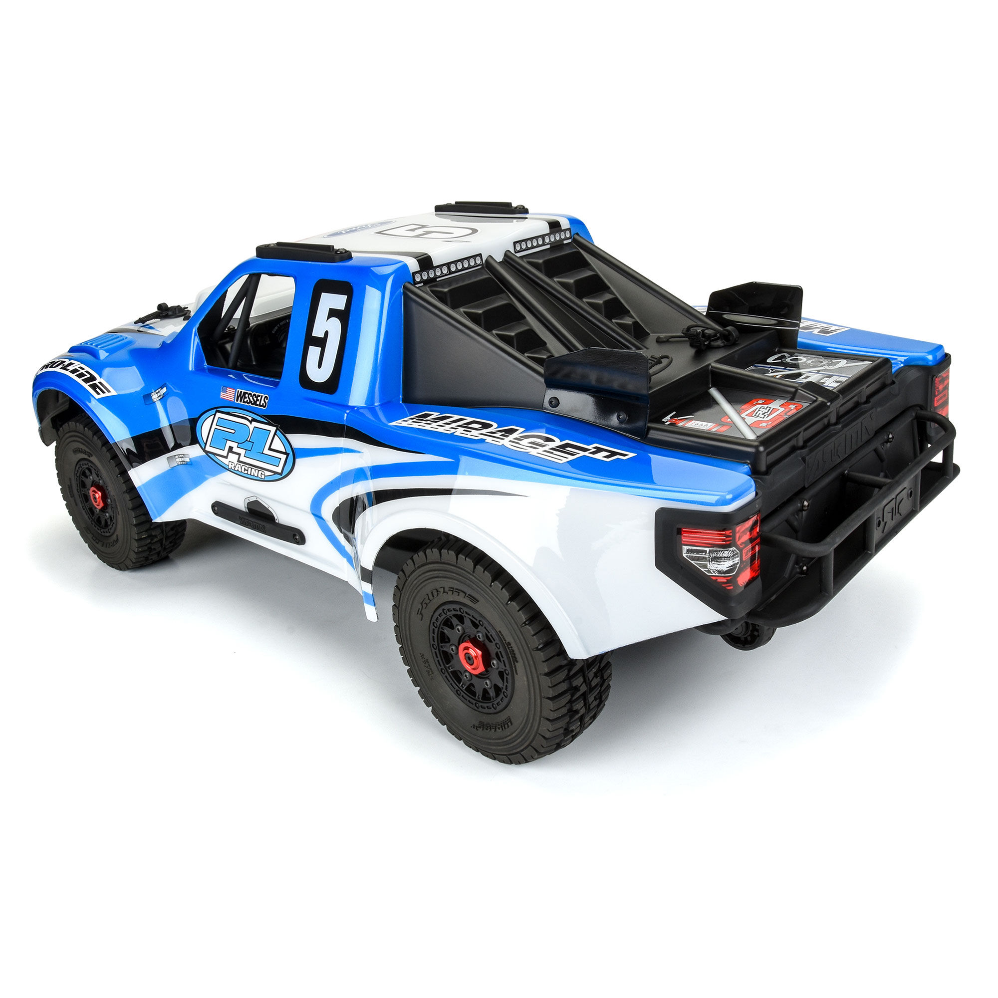 Pre-Cut 1997 Ford F-150 Trophy Truck Clear Body for ARRMA Mo-5