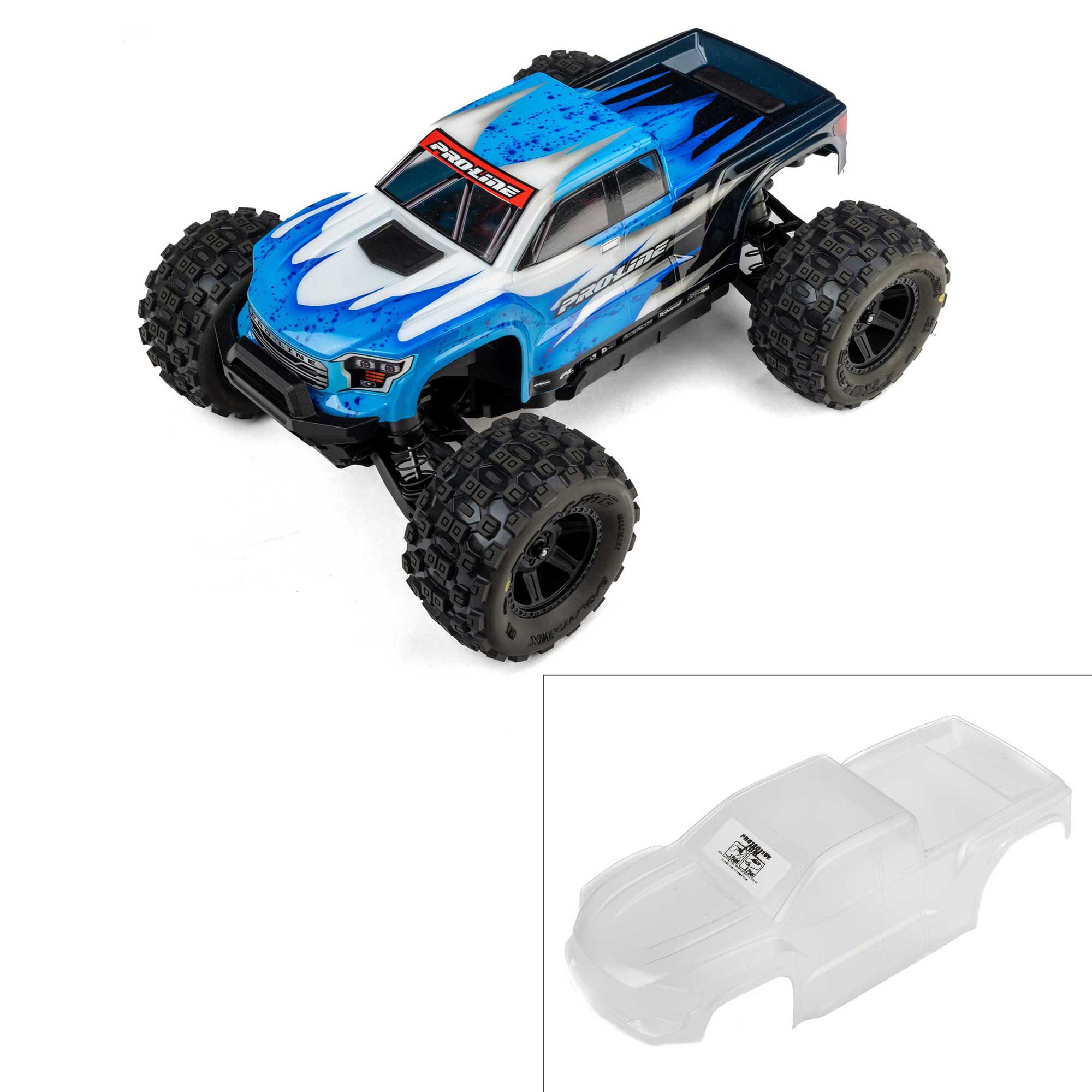 116-pre-cut-brute-clear-body-traxxas-mini-maxx