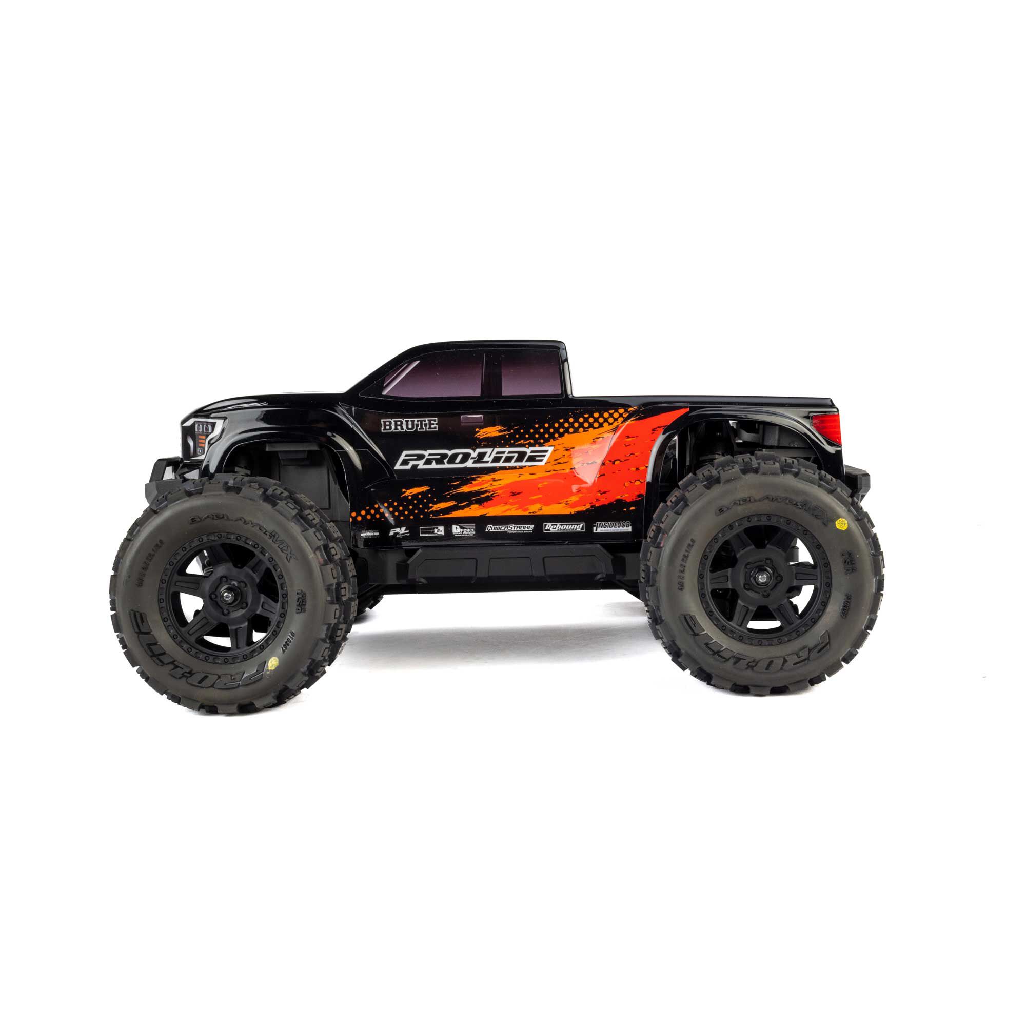 1/16 Pre-Cut Truck Body Tough Color Black: Traxxas Mini Maxx-6