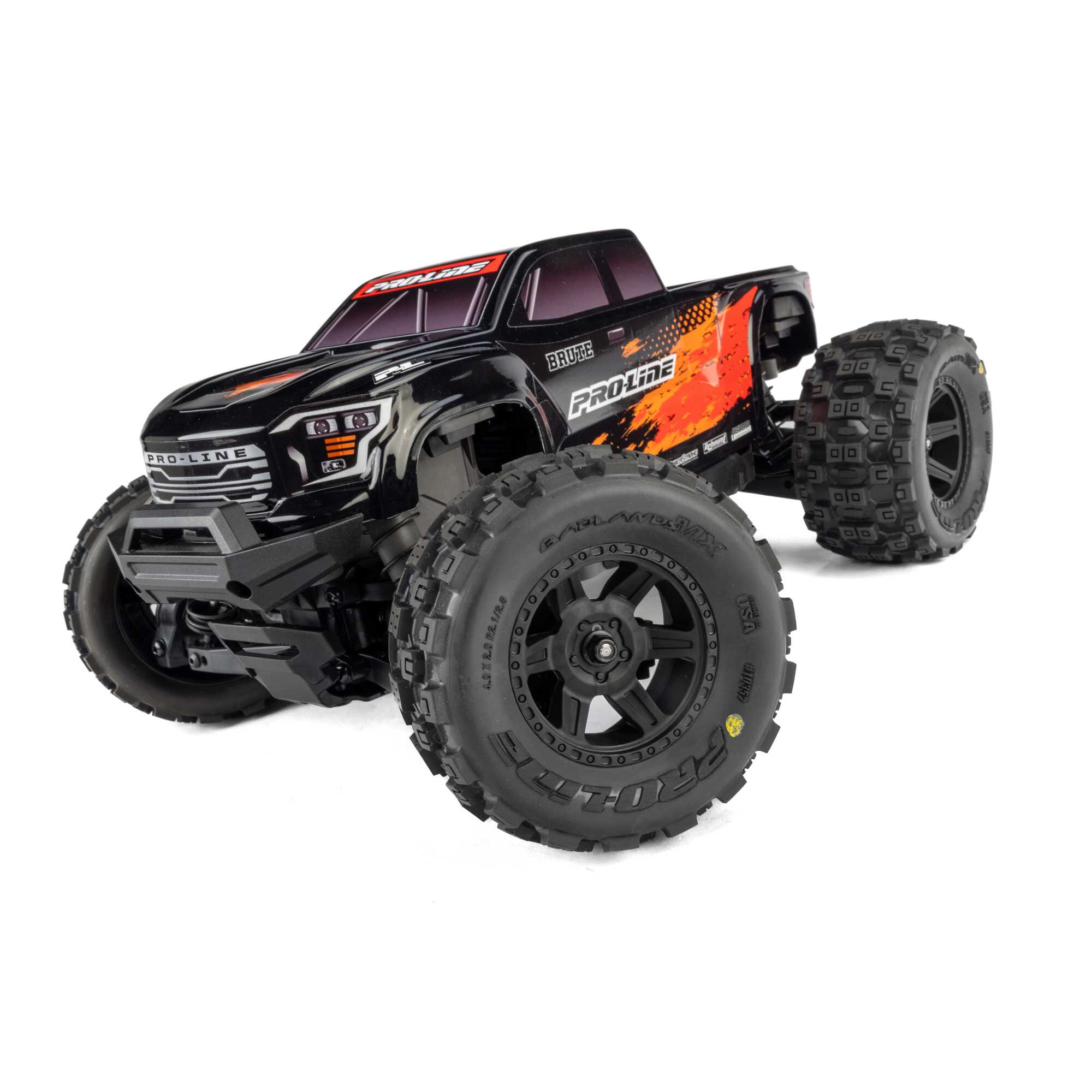 1/16 Pre-Cut Truck Body Tough Color Black: Traxxas Mini Maxx-8