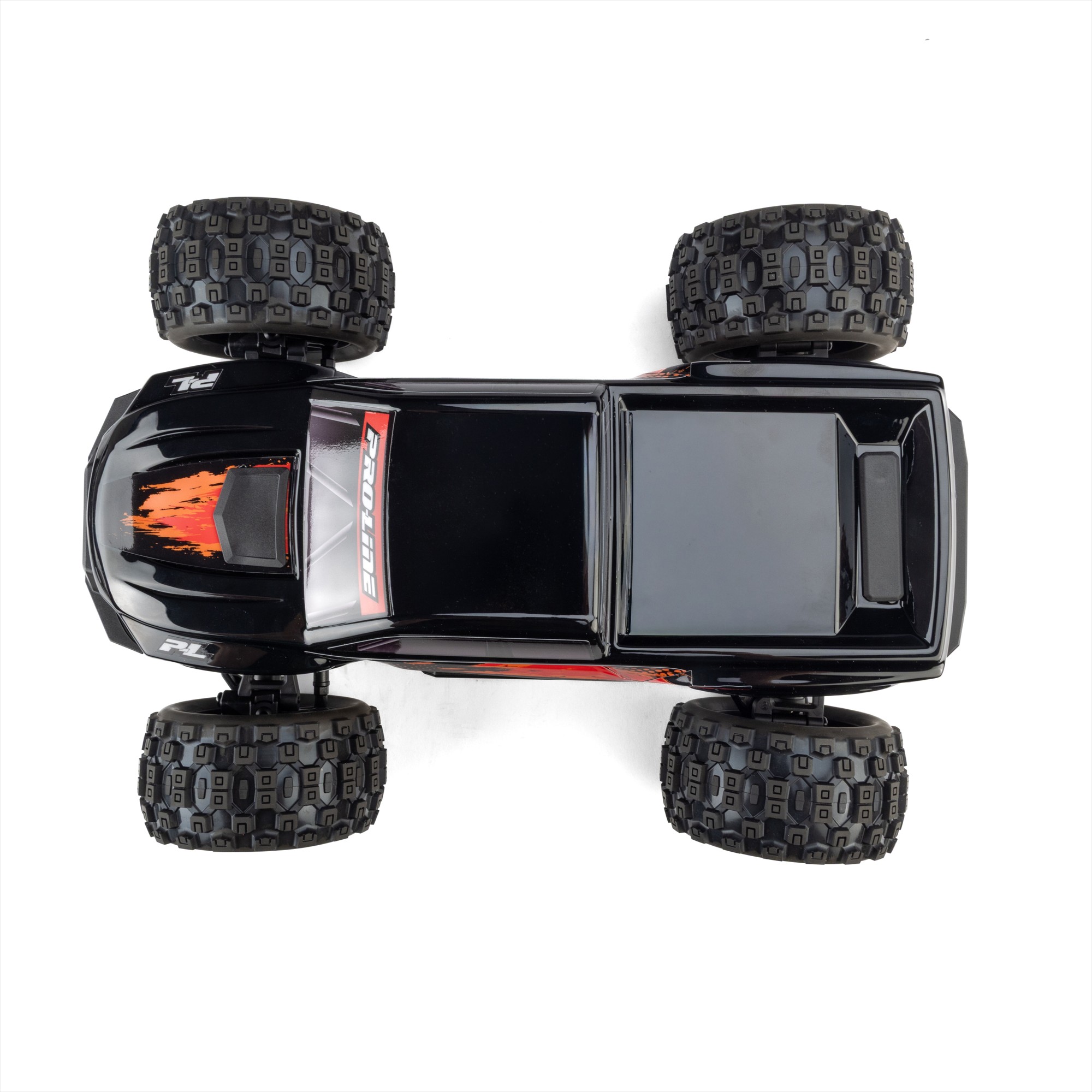 1/16 Pre-Cut Truck Body Tough Color Black: Traxxas Mini Maxx-9