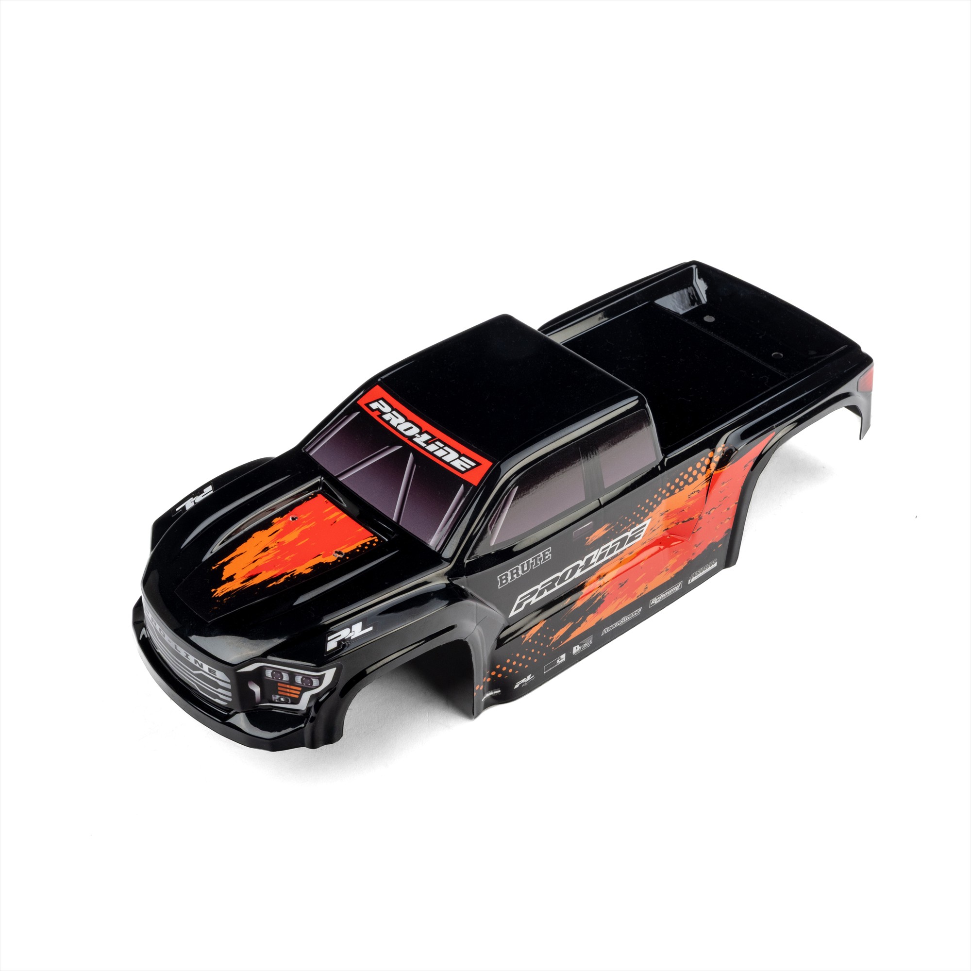 1/16 Pre-Cut Truck Body Tough Color Black: Traxxas Mini Maxx-10