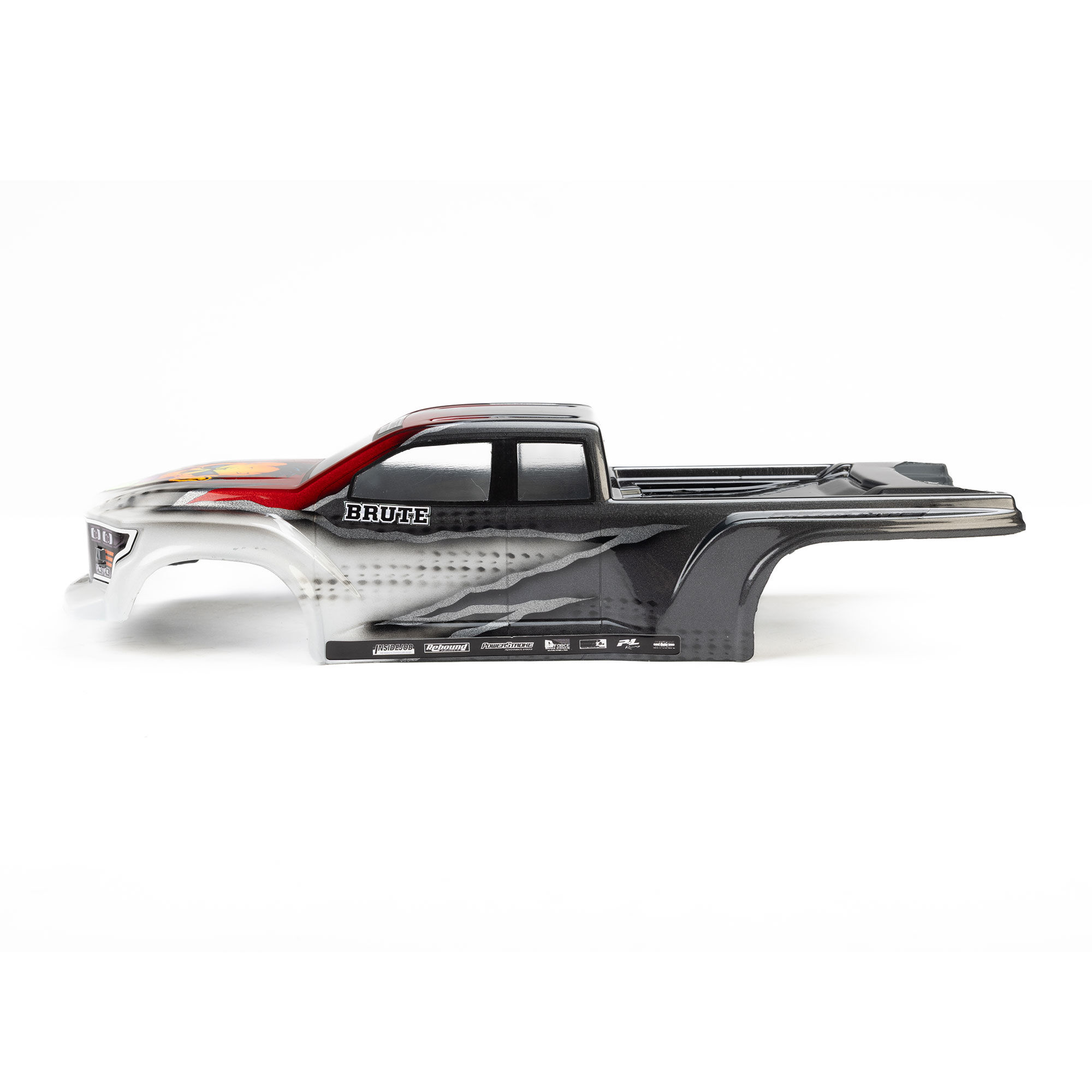1/16 Pre-Cut Brute Clear Body: ARRMA MINI KRATON-9