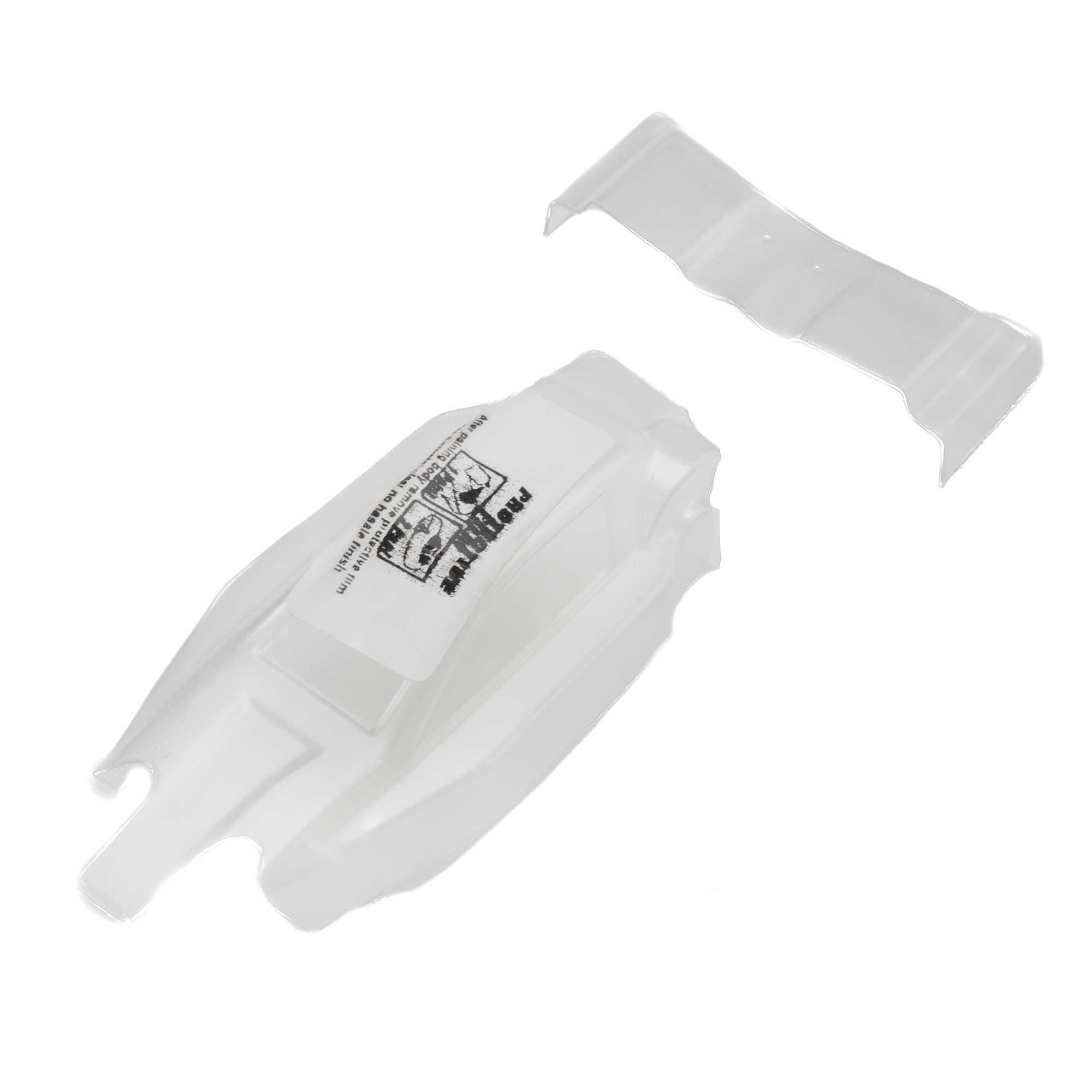 1/24 Pre-Cut Crowd Pleazer Clear Body with ESC Relocator: Lo-3