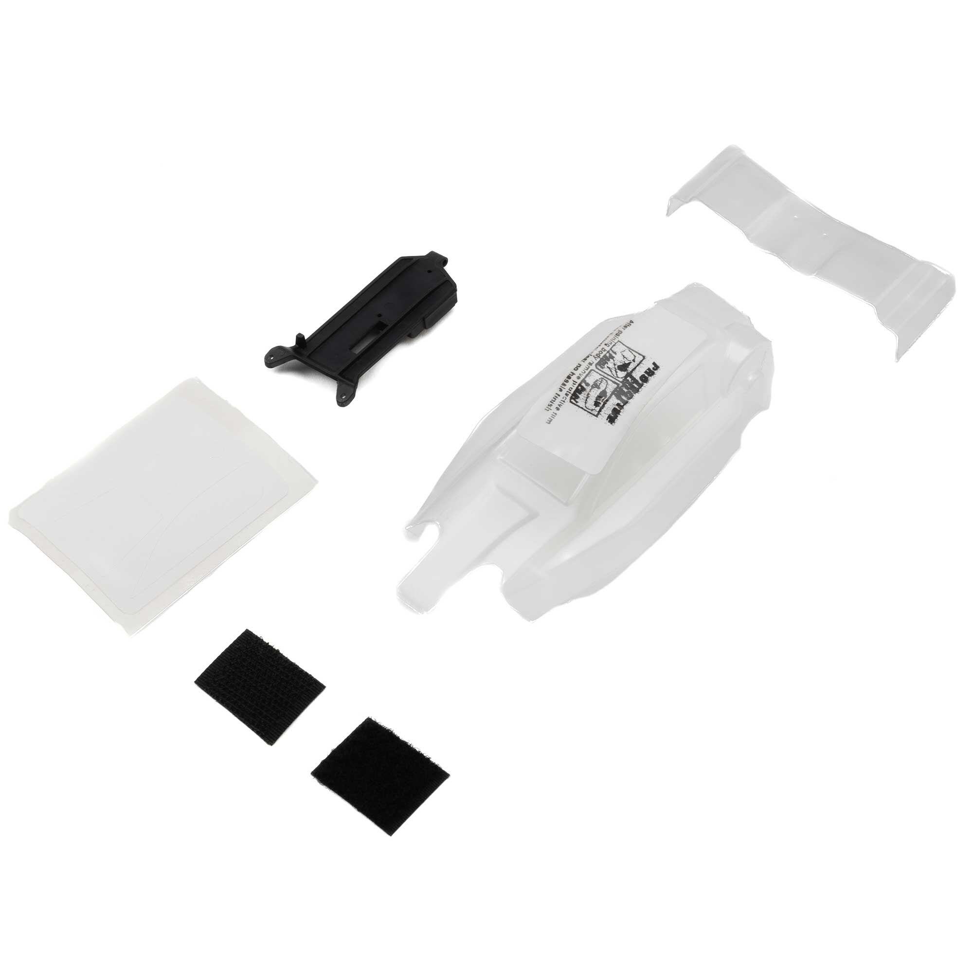 1/24 Pre-Cut Crowd Pleazer Clear Body with ESC Relocator: Lo-7