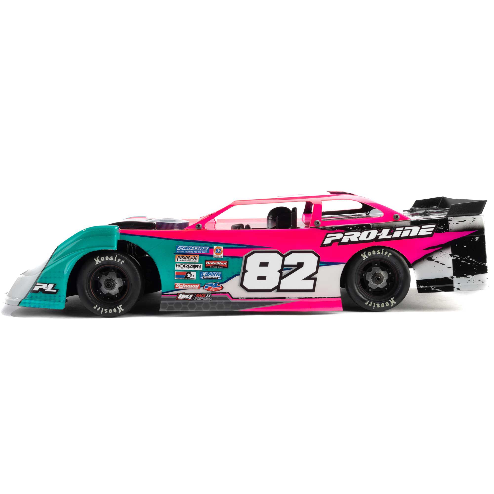 1/12 Pre-Cut Dirt Late Model Tombstone Hi-Performance Clear-11