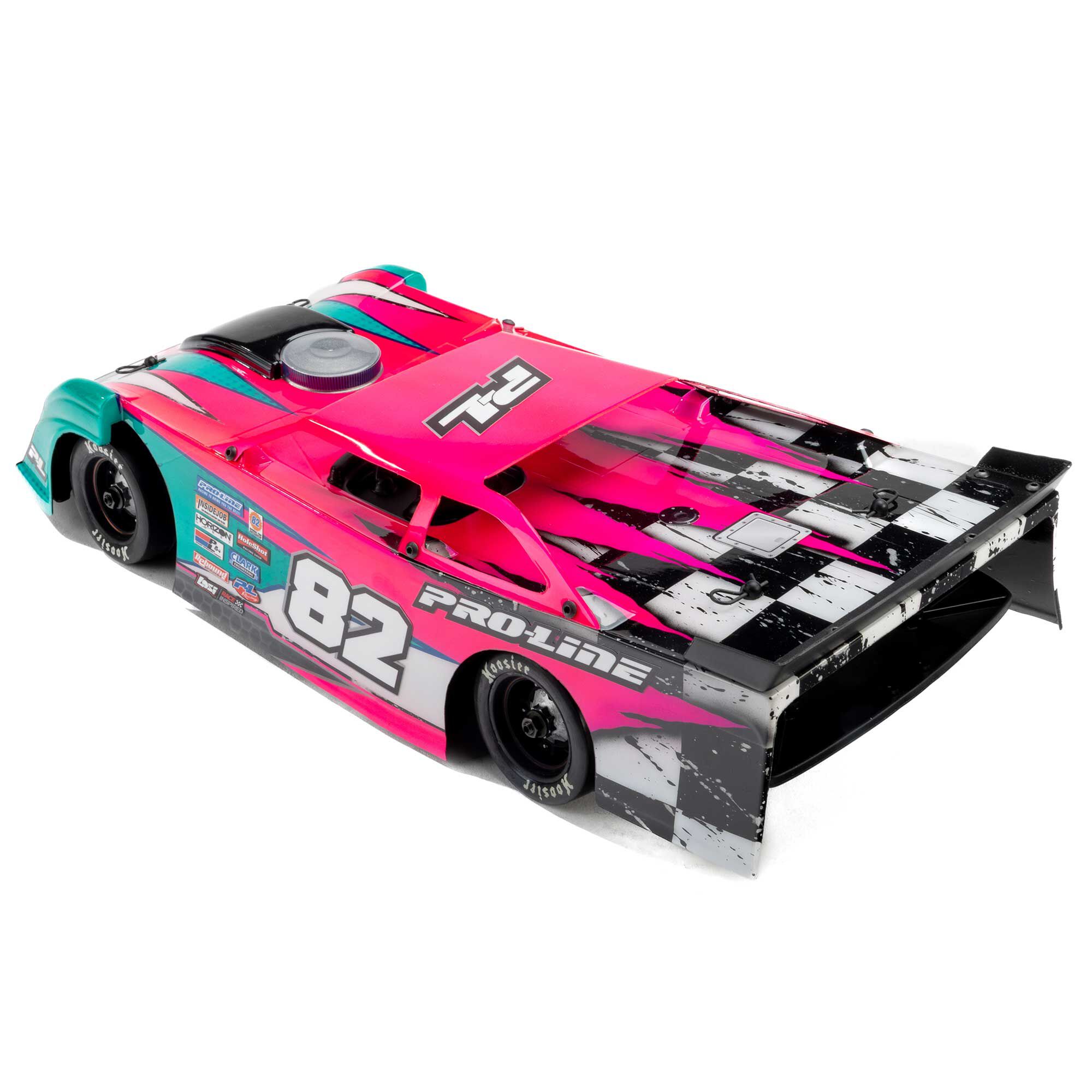 1/12 Pre-Cut Dirt Late Model Tombstone Hi-Performance Clear-12