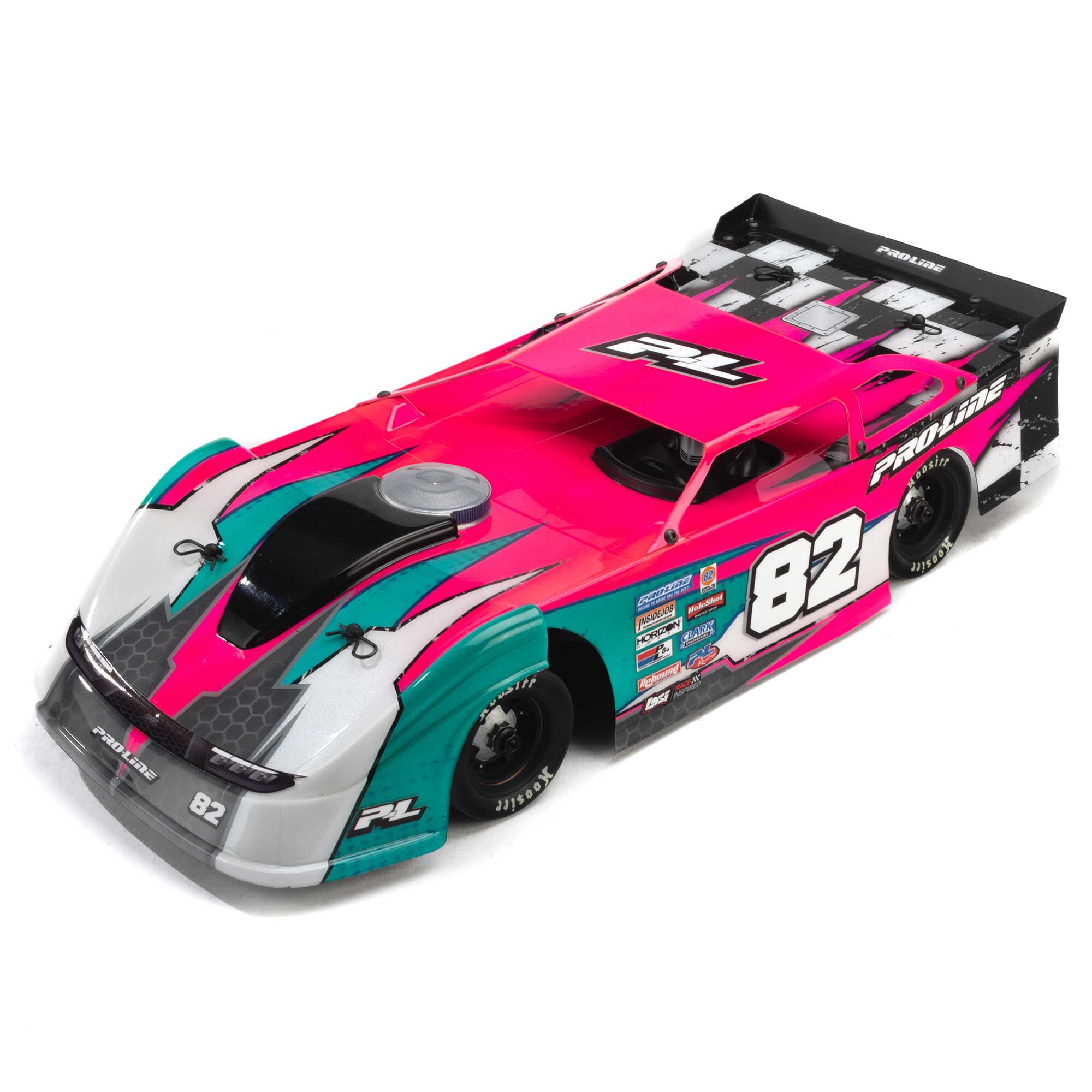 1/12 Pre-Cut Dirt Late Model Tombstone Hi-Performance Clear-15