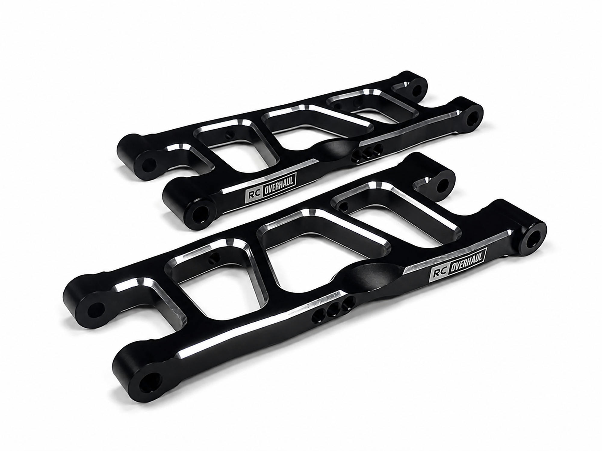 Rear lower Suspension Arms , Black Aluminium, Mini Kraton-3