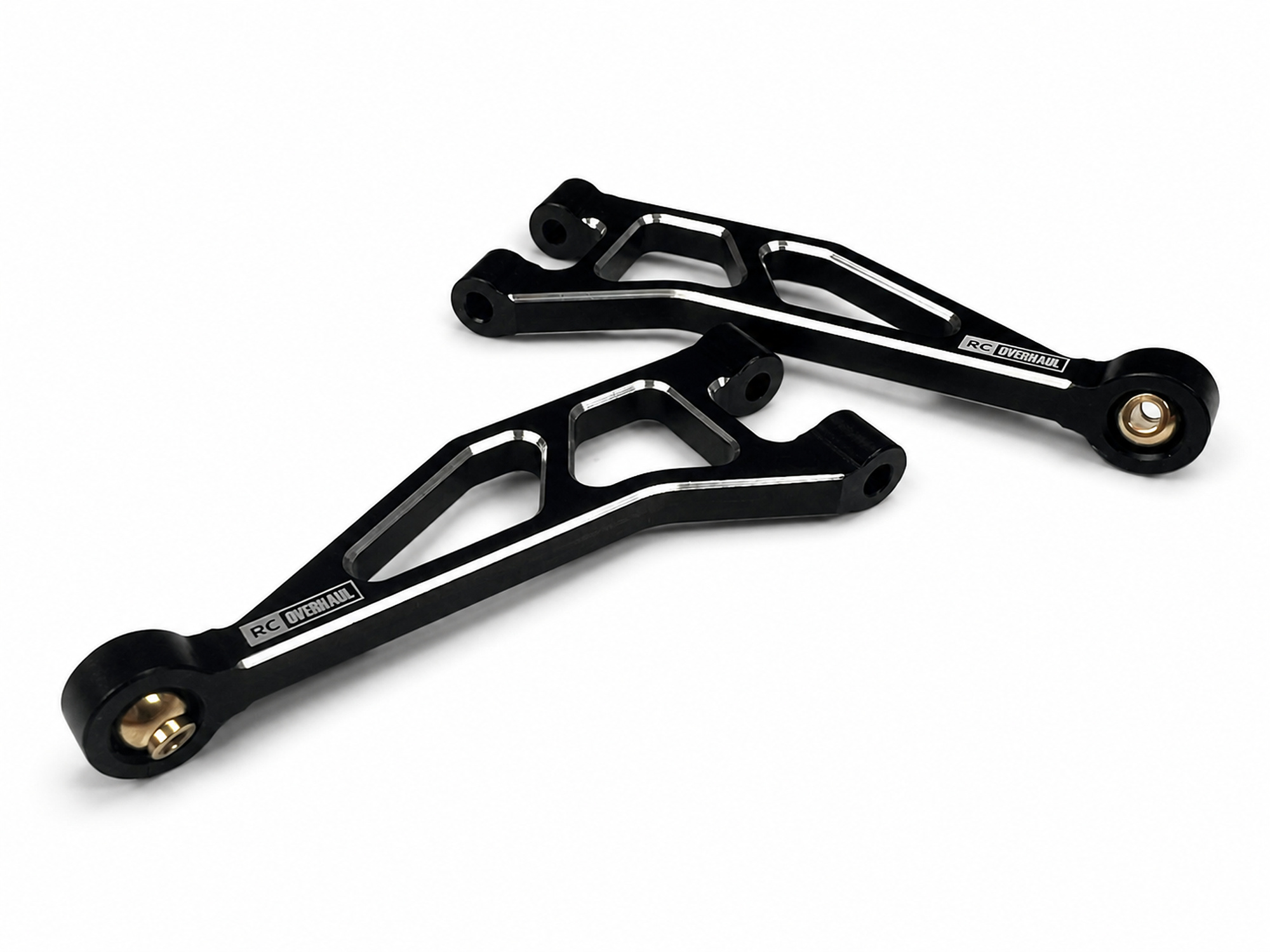 Rear Upper Suspension Arms, Black Aluminium, Mini Kraton-4