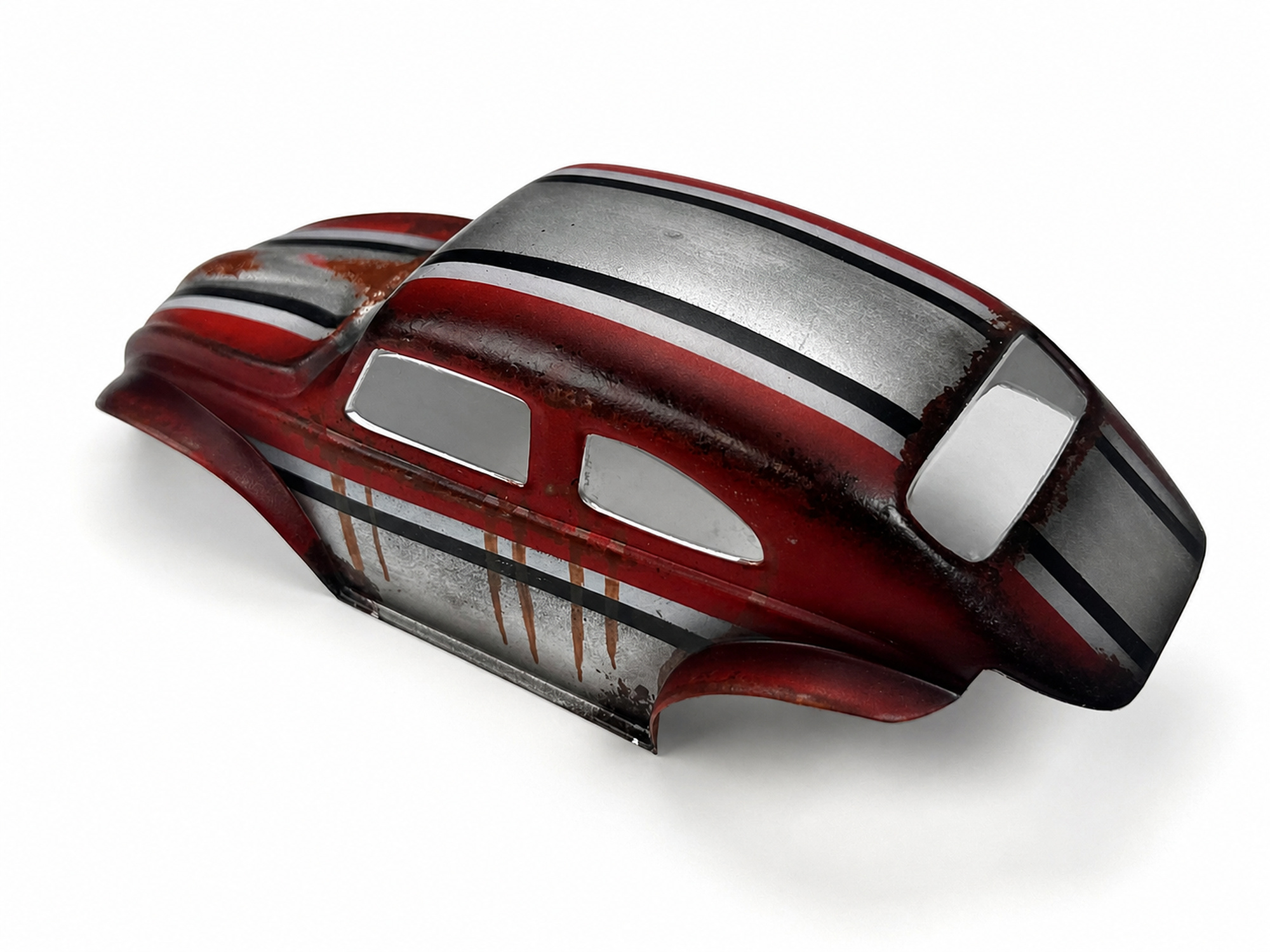 Beetle Body, Red Aged Hand Painted SCX30-4