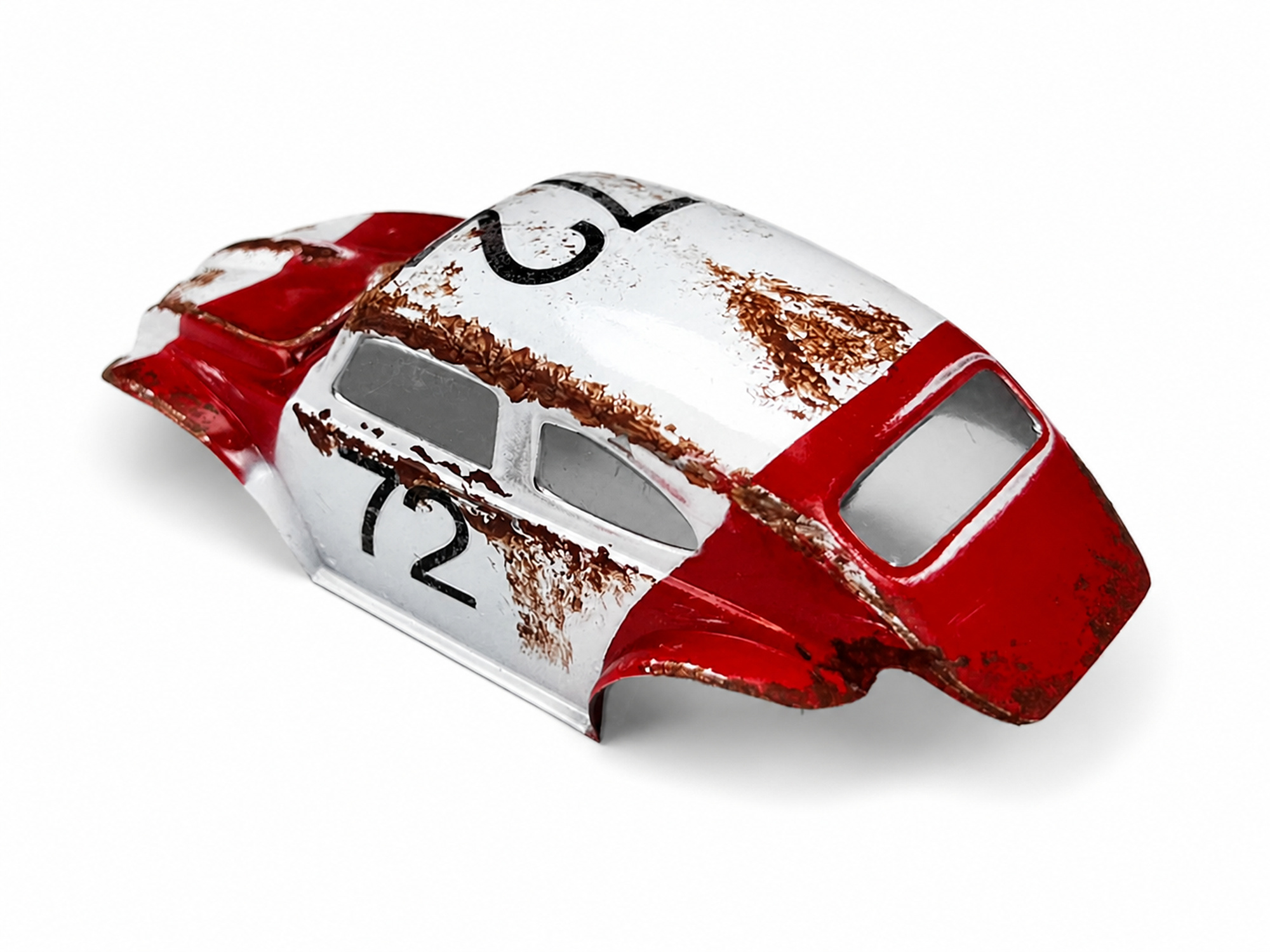 Beetle Body, Rustx (red & white, No72), SCX30-3