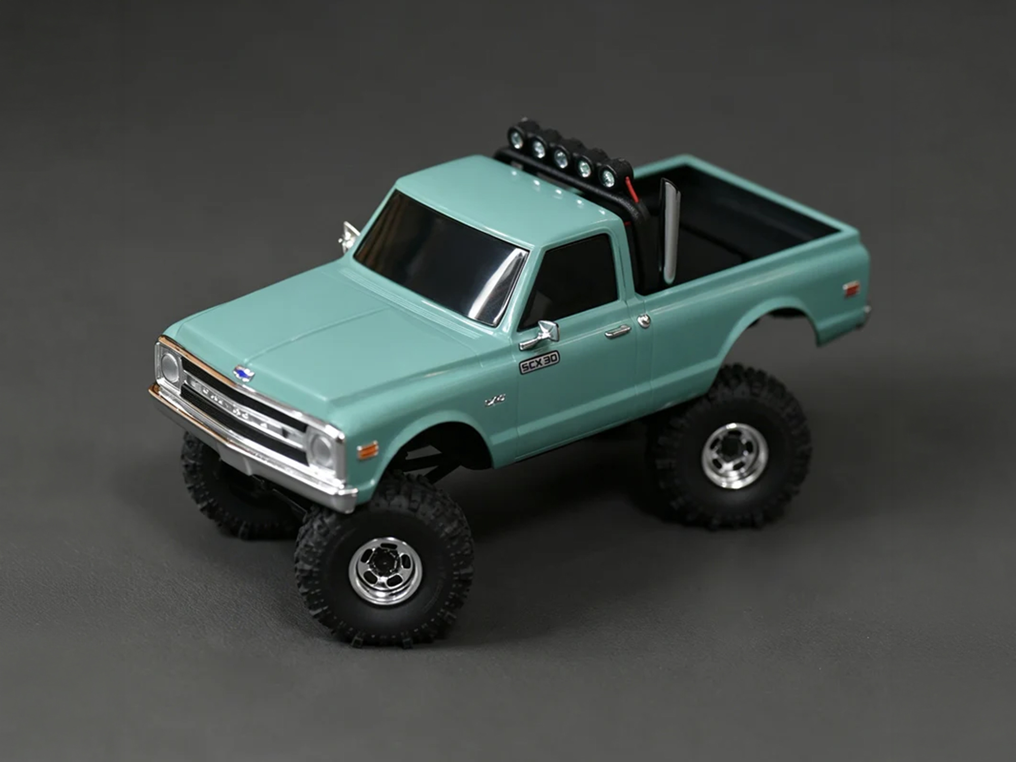 4 Wheels Steer conversion, Black Aluminium, SCX30-4