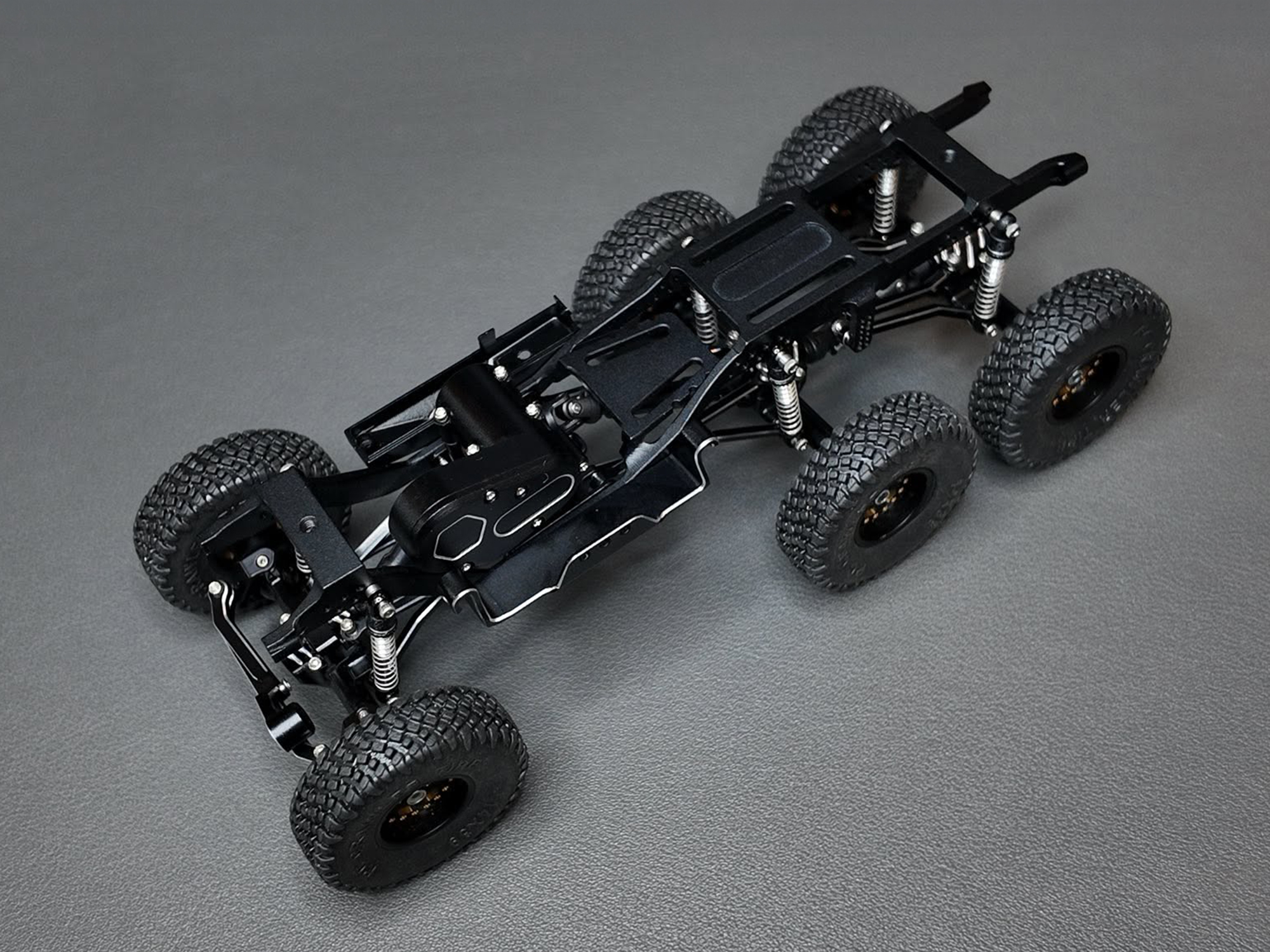 6 WD conversion, Black Aluminium, SCX30-3