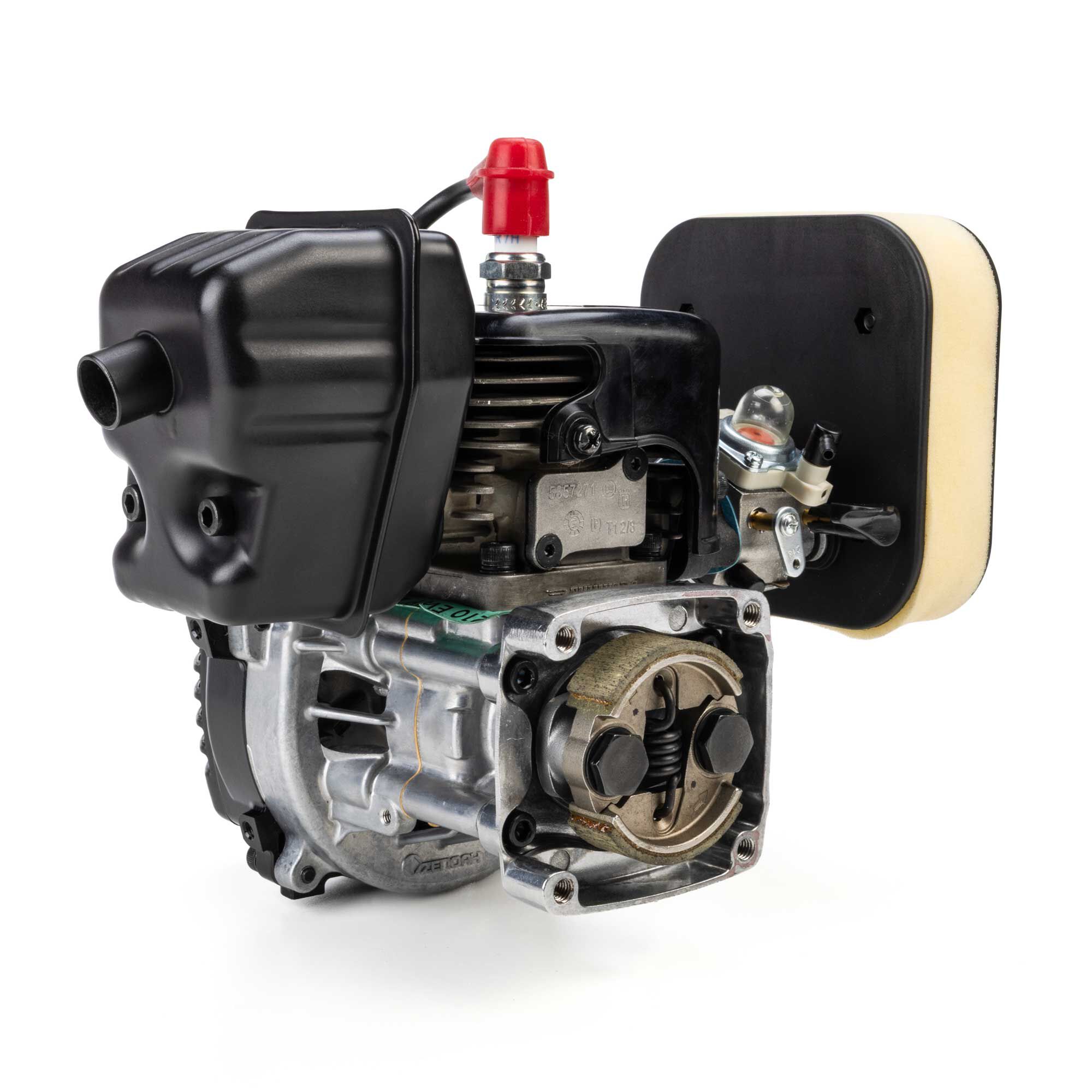 FJ350 35.2cc Gas Engine with Air Filter Clutch & Muffler-12