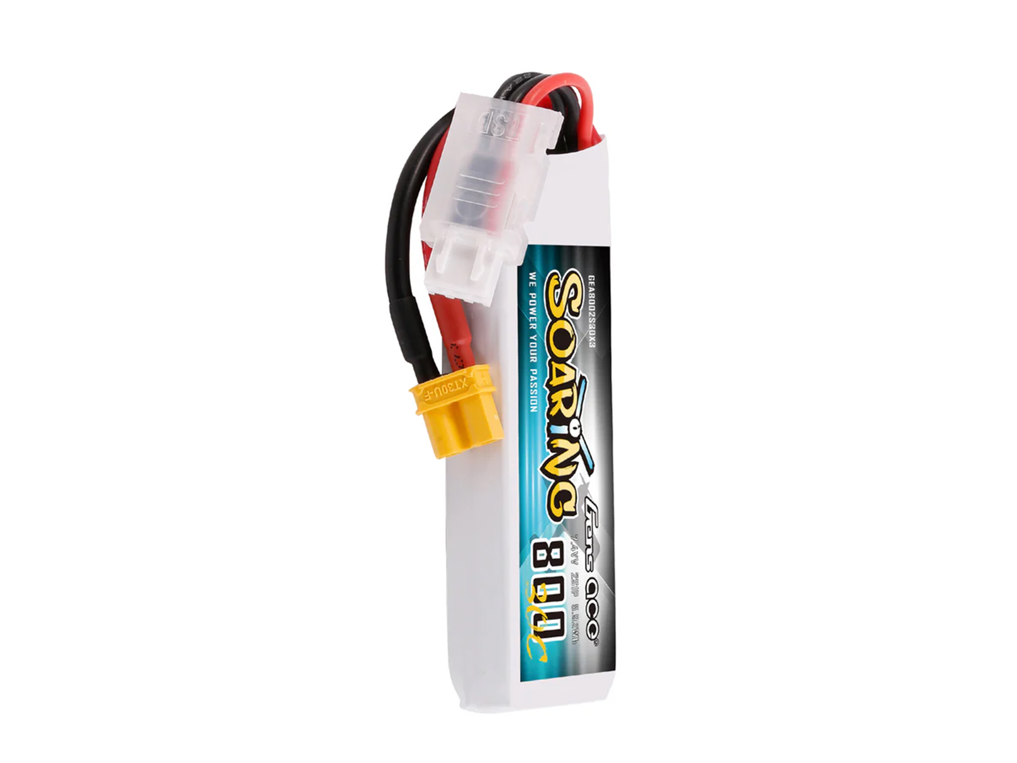 Li-Po 2S 7.6V 800mAh 30C Soaring with XT30-4