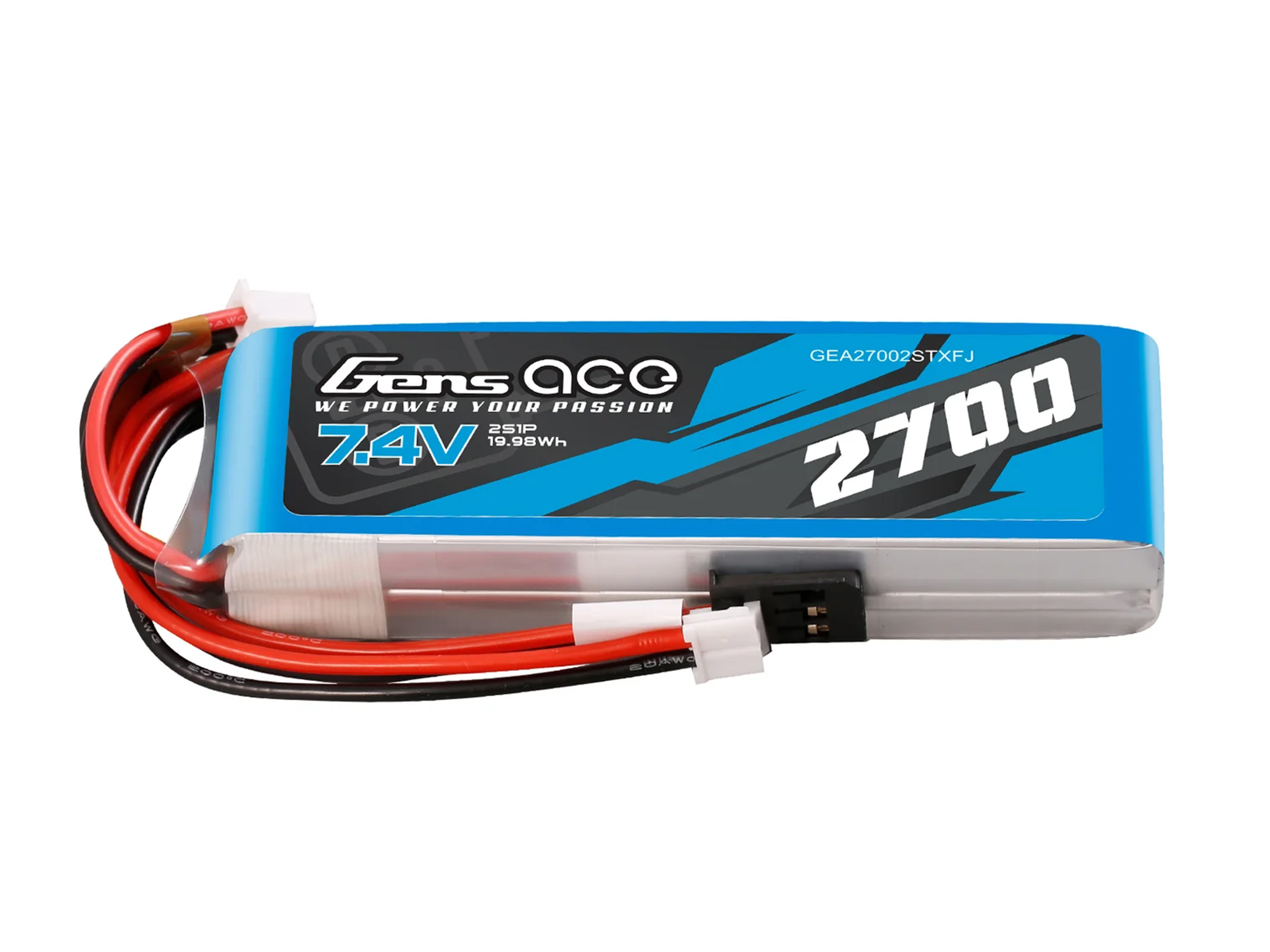 Li-Po 2S 7.4V 2700mAh Tx/Rx with Futaba-3