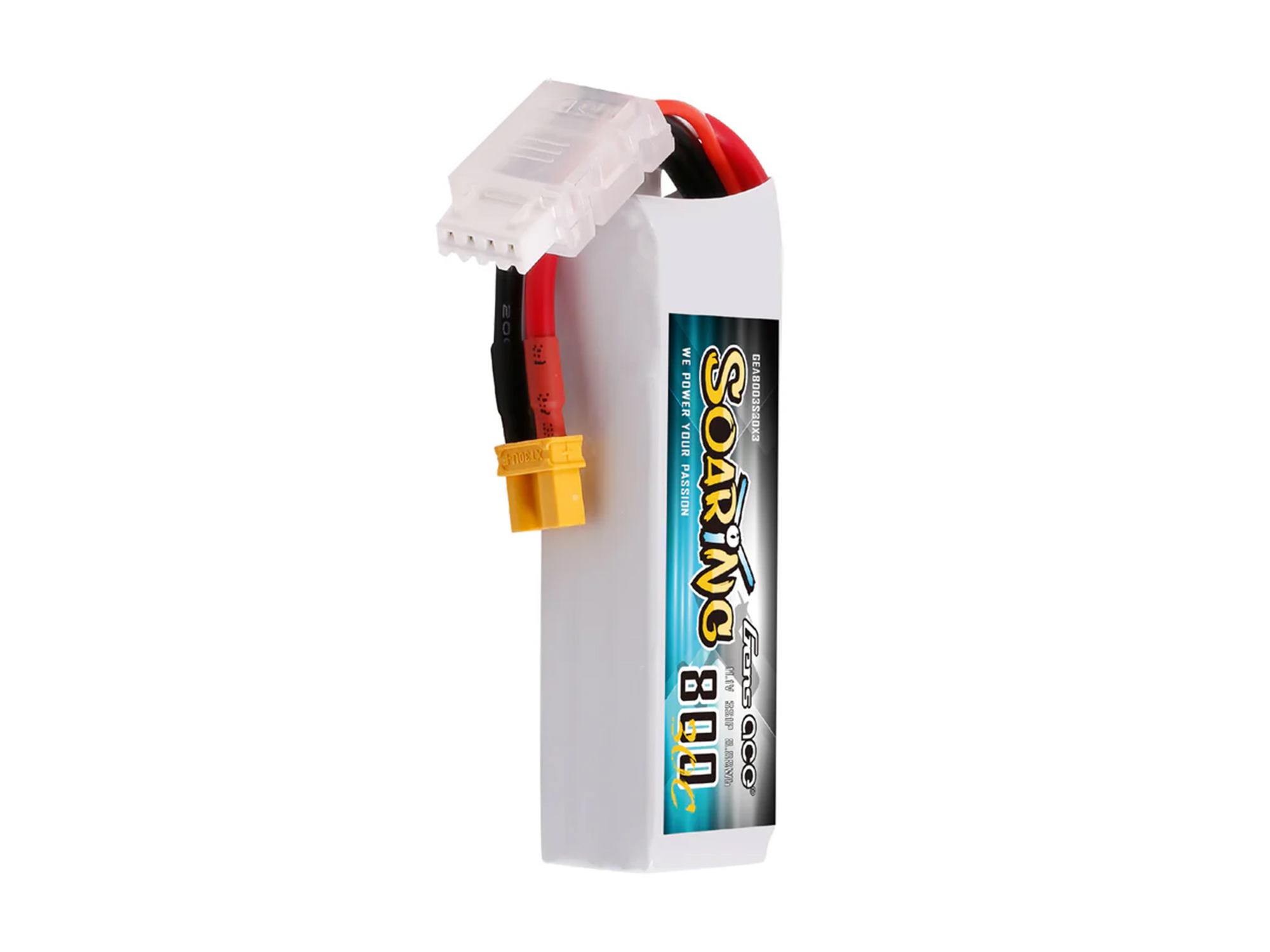 Li-Po 3S 11.1V 800mAh 30C Soaring with XT30-4