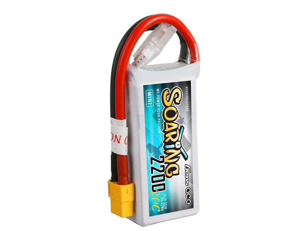 Li-Po 3S 11.1V MINI 2200mAh 20C Soaring with XT60-4