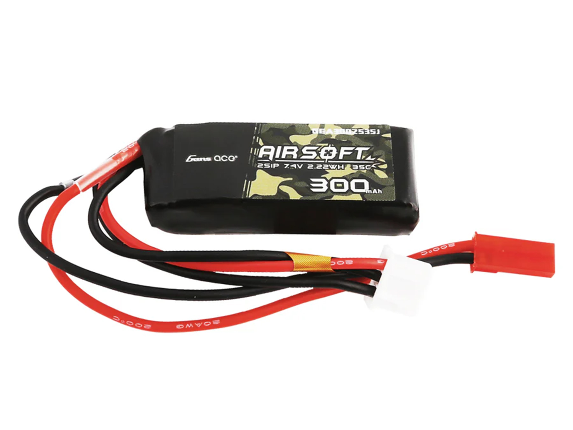 Airsoft 2S 300mAh 35C with JST (HPA Control)-3