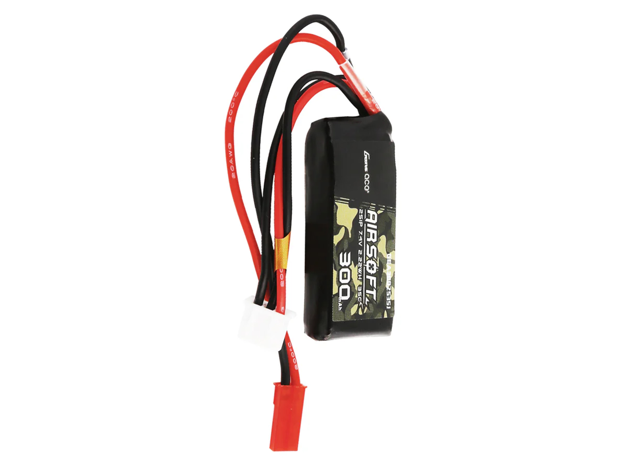Airsoft 2S 300mAh 35C with JST (HPA Control)-4