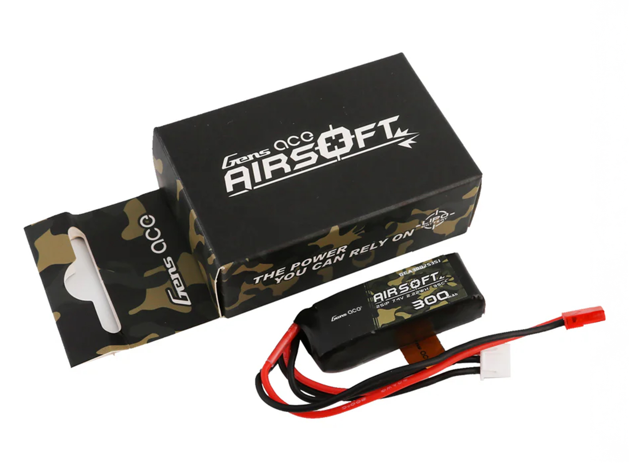 Airsoft 2S 300mAh 35C with JST (HPA Control)-5