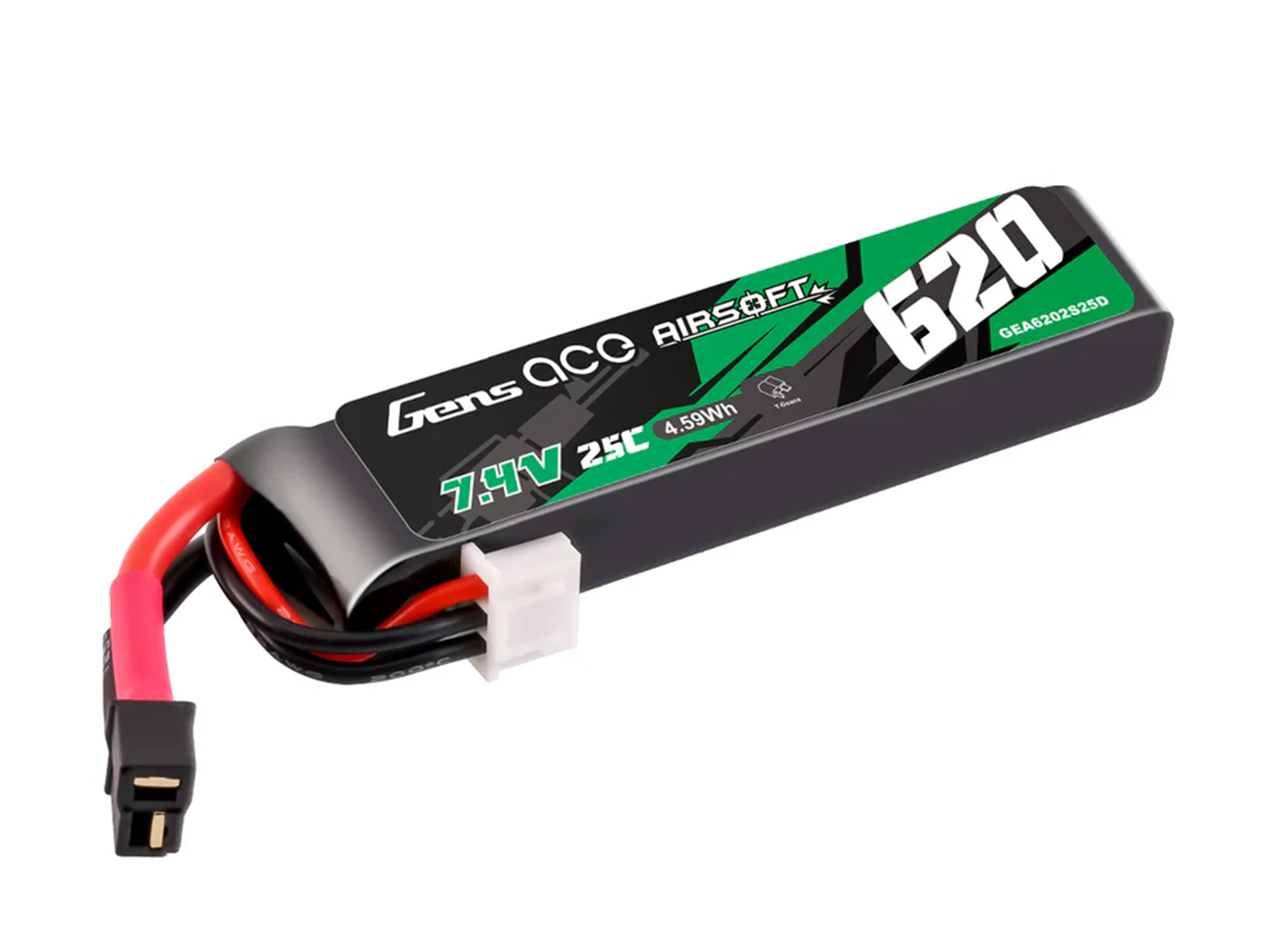 airsoft-2s-620mah-25c-with-mini-deans-pistols