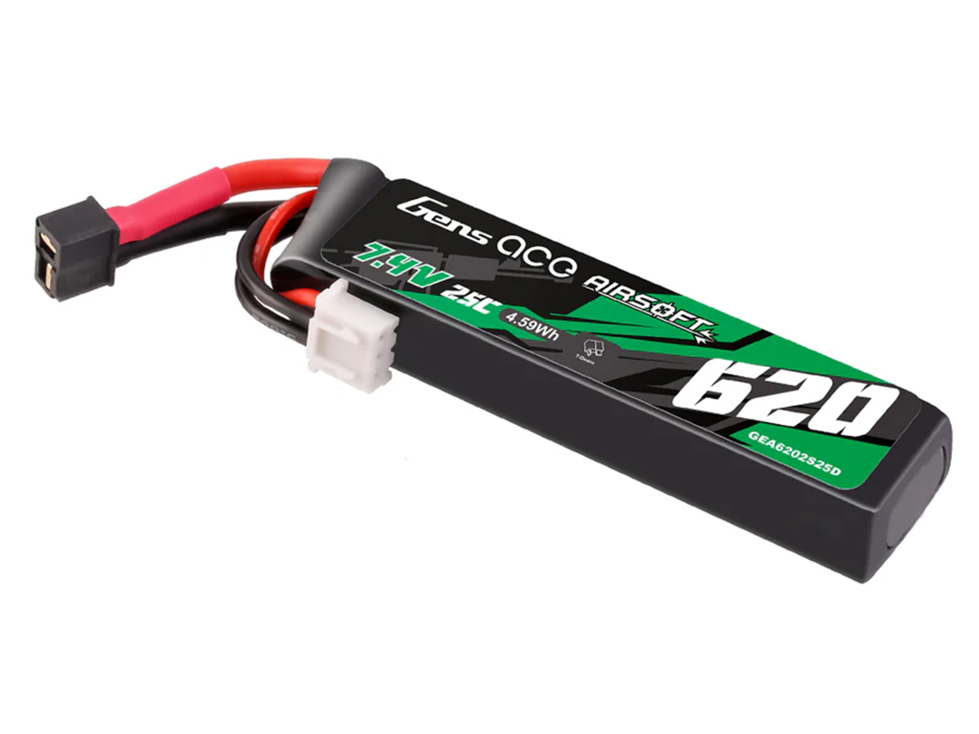 airsoft-2s-620mah-25c-with-mini-deans-pistols