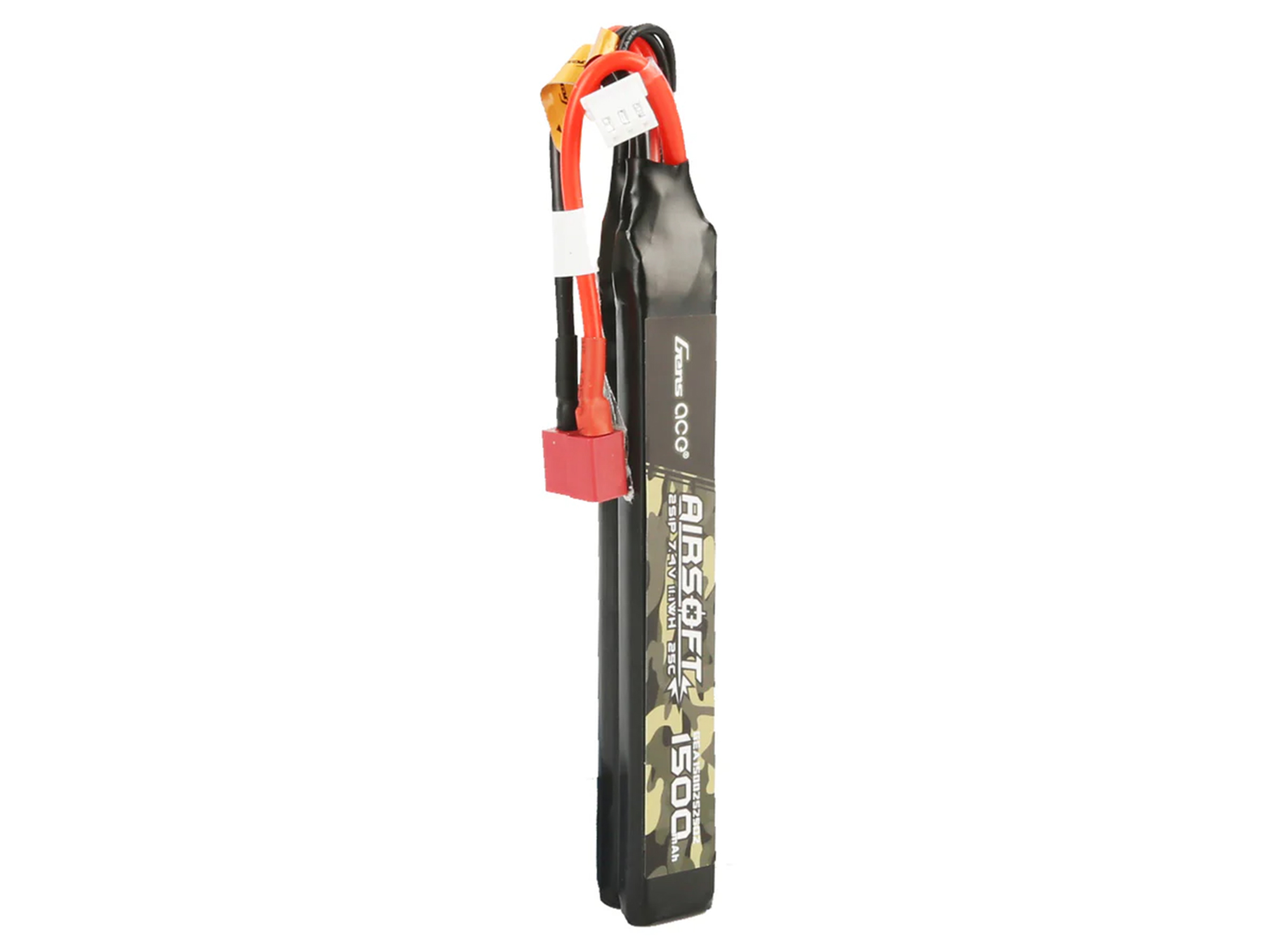 AirSoft 2S 1500mAh 25C Twin with Deans (fit Most AEG)-5