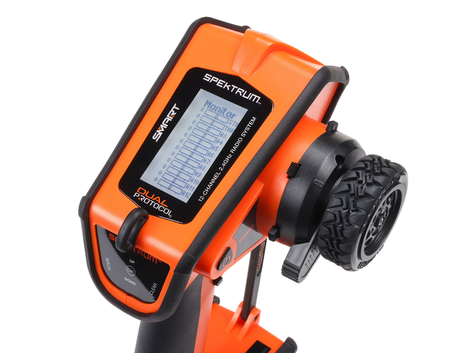 DX Rugged+ 12-Channel DSMR+ Transmitter, Orange-9