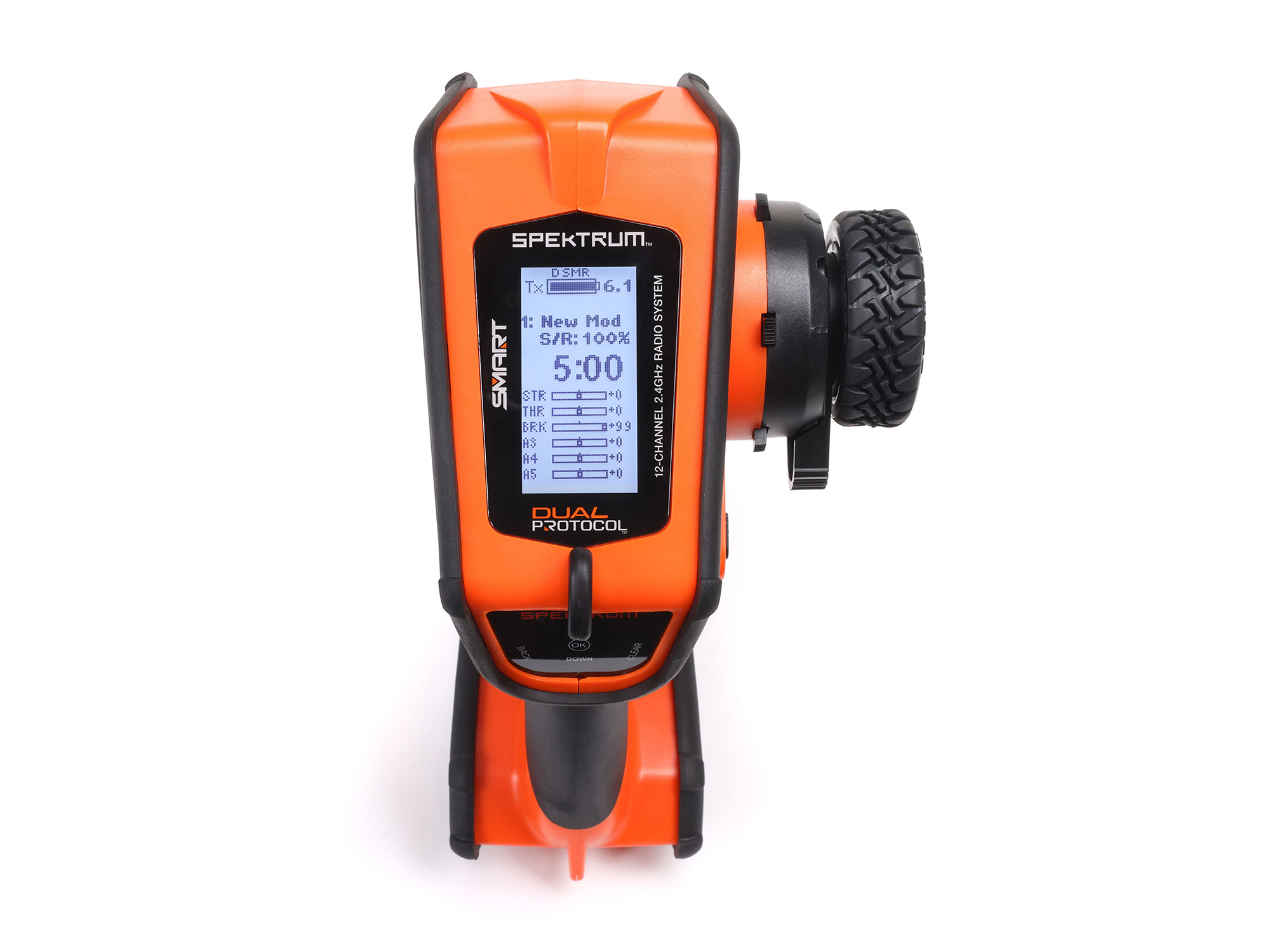 DX Rugged+ 12-Channel DSMR+ Transmitter, Orange-11