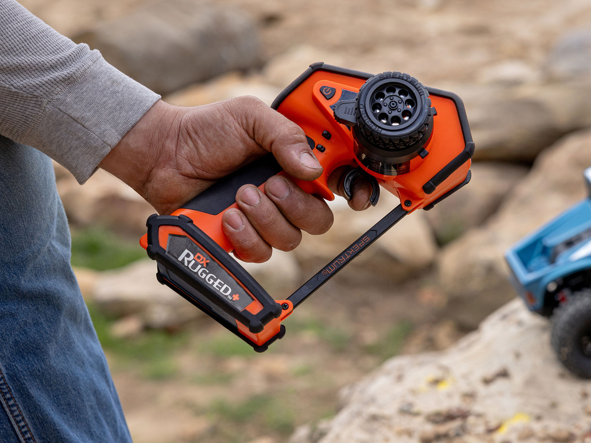 DX Rugged+ 12-Channel DSMR+ Transmitter, Orange-20