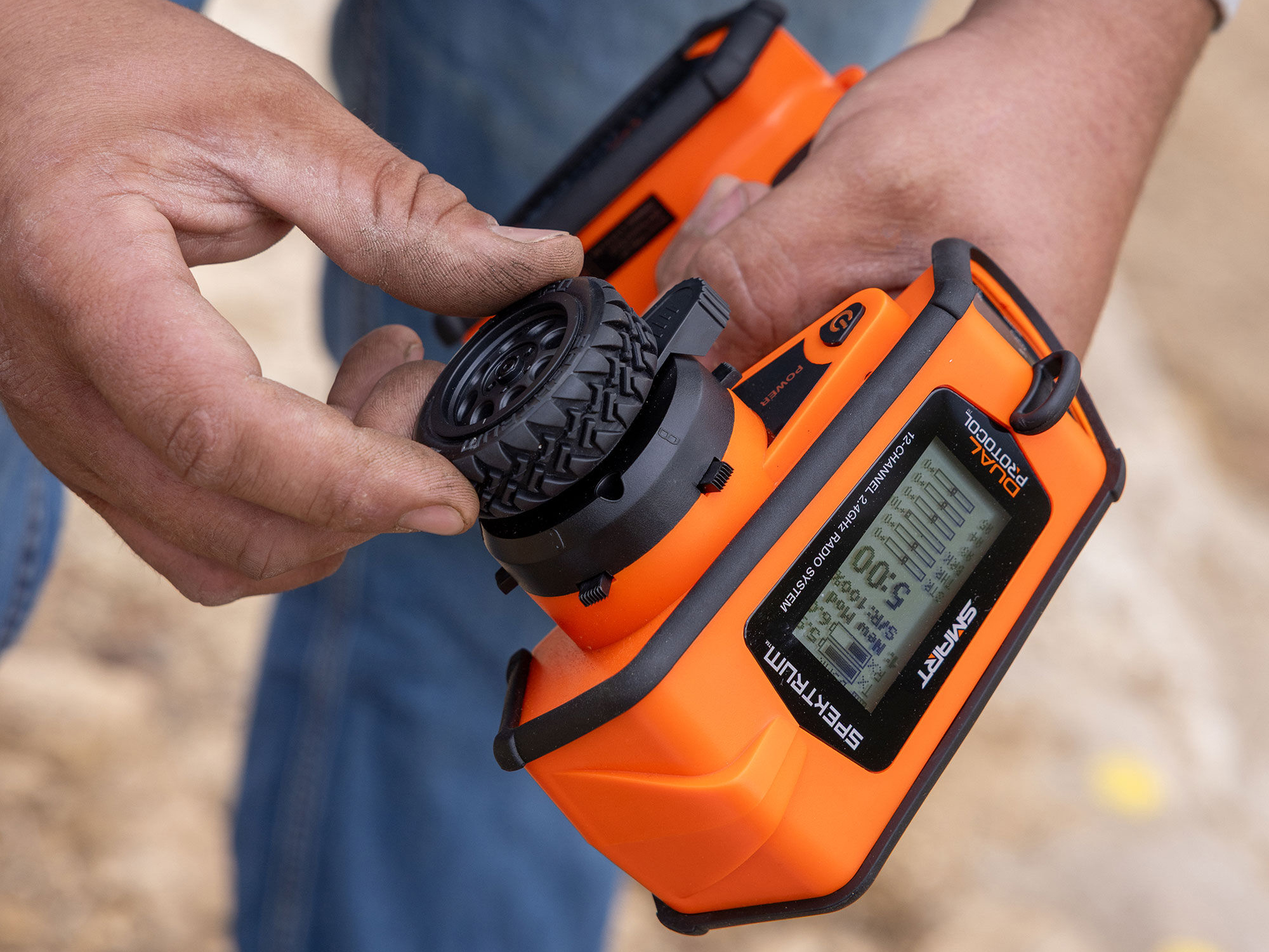 DX Rugged+ 12-Channel DSMR+ Transmitter, Orange-22