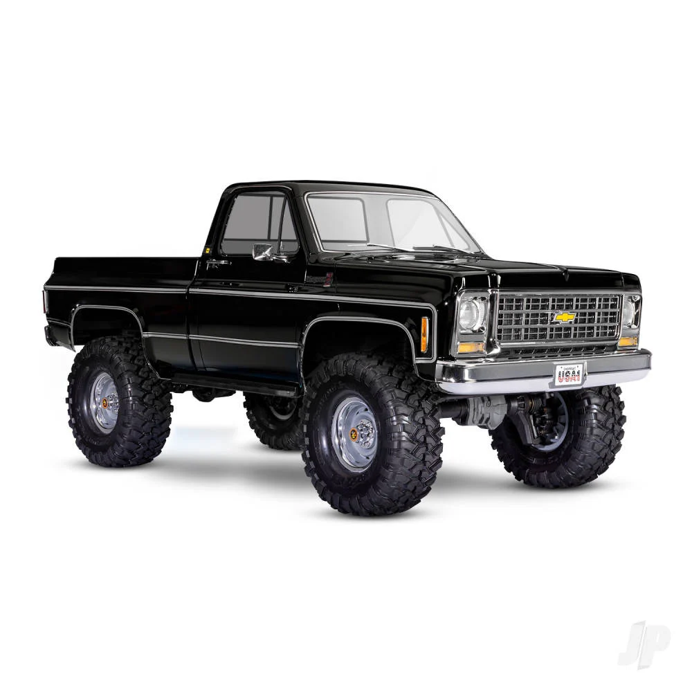 Traxxas TRX-4 1979 Chevrolet K10 1:10 4WD RTE Scale & Trail Crawler, Black (+ TQ 2-ch, XL-5 HV, Titan 550, Clipless Body)