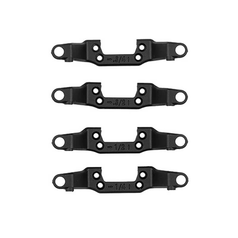 Team Associated Rc28r.1 Upper Front Arm Set, 0.5/1.0 Camber
