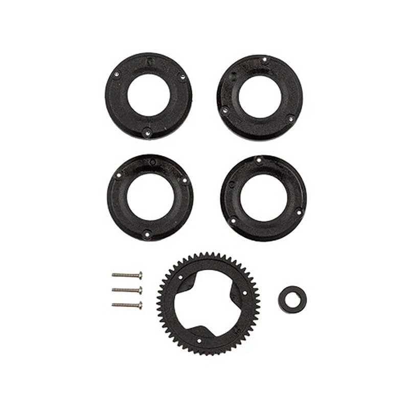 Team Associated Rc28r.1 Spur Gear & Differential Covers Set