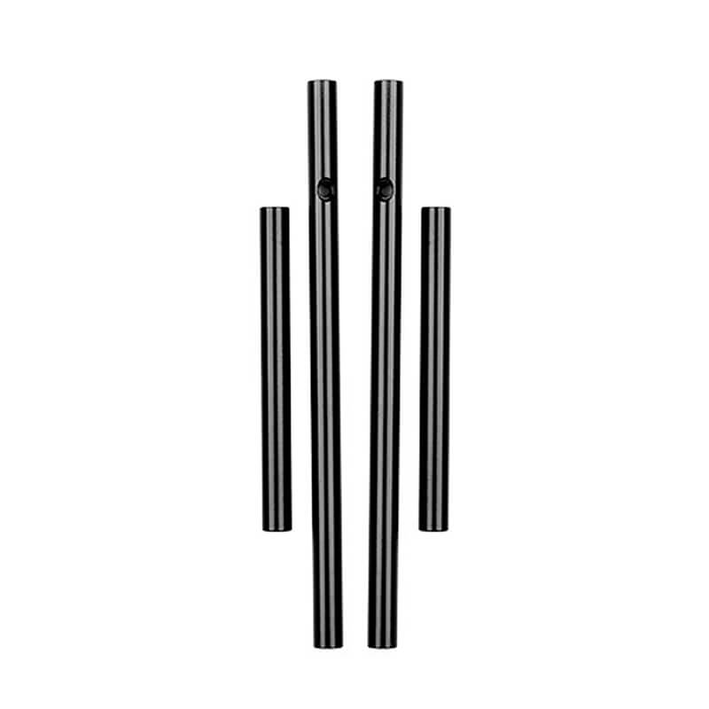 Team Associated Rc10 Nose And Wing Tubes, Black