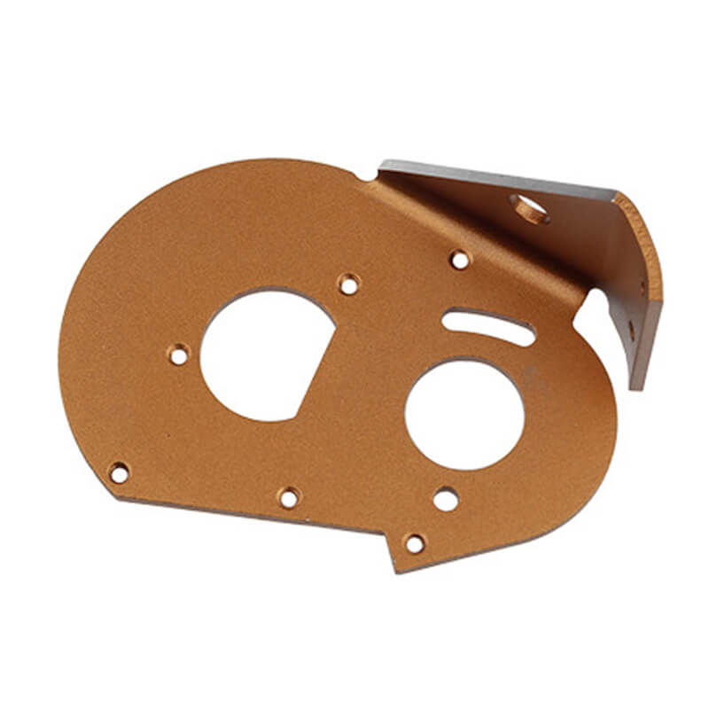 Team Associated Rc10 Ft Motor Plate (cut) Bronze