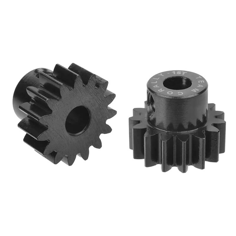 Corally M1.0 Pinion Short Hardened Steel 15 Teeth 5mm Shaft